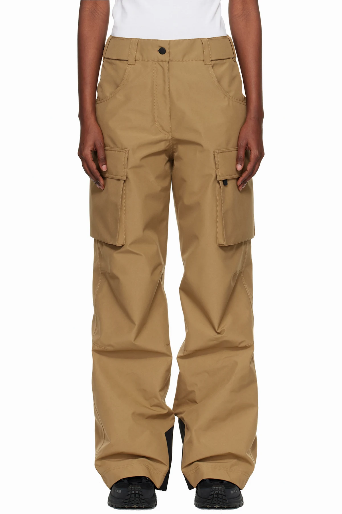 Tan Padded GORE-TEX Ski Pants