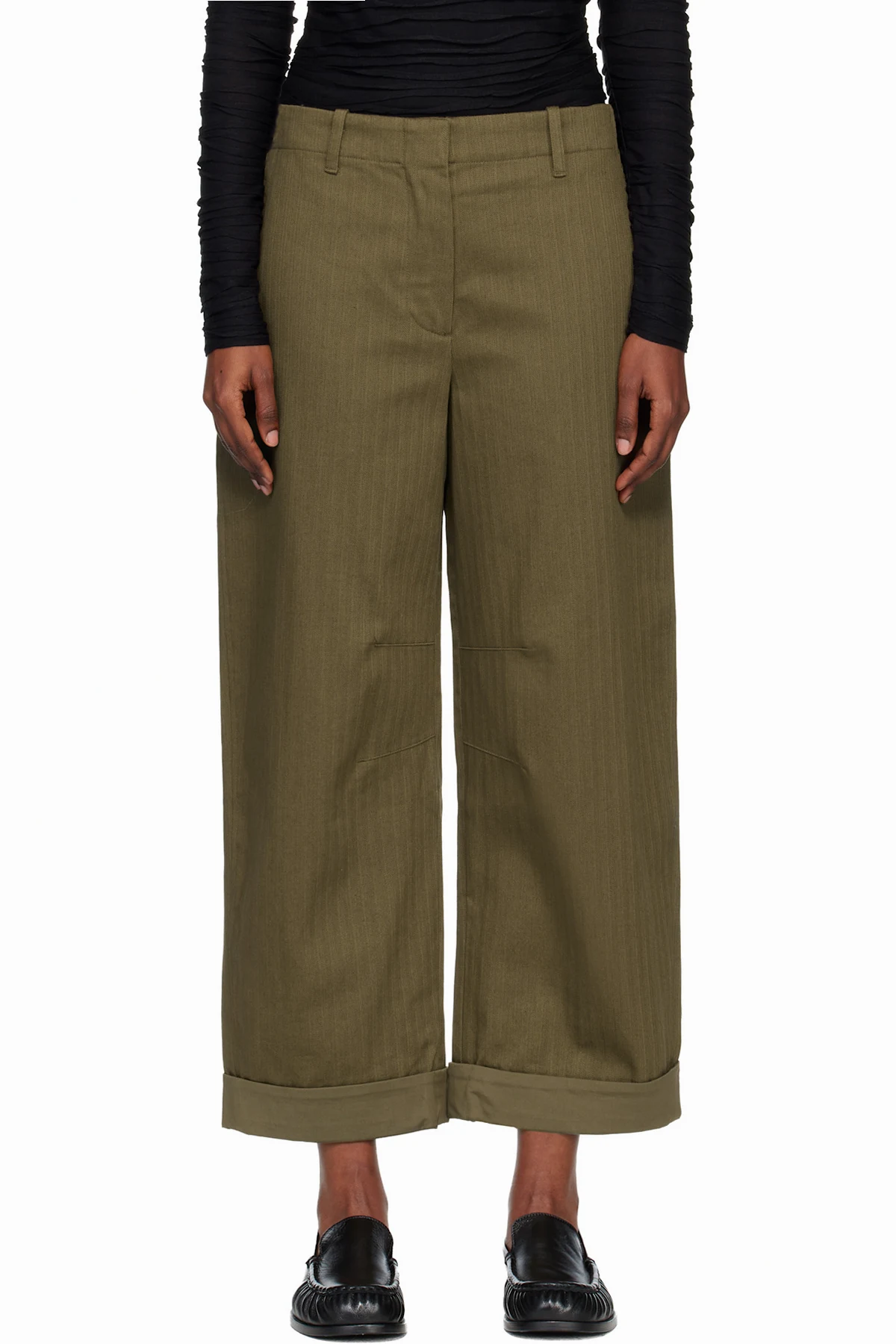 Brown Proenza Schouler White Label Dori Trousers