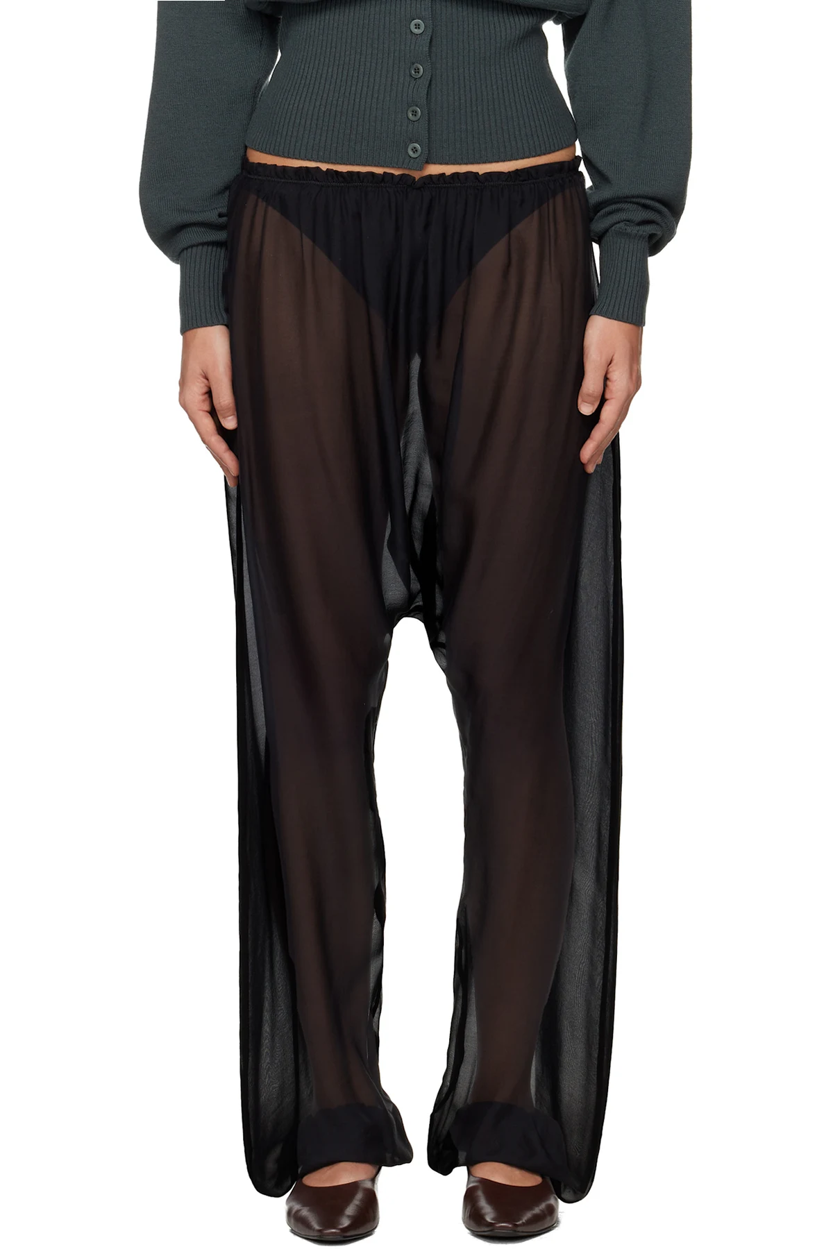 Black Londres Trousers