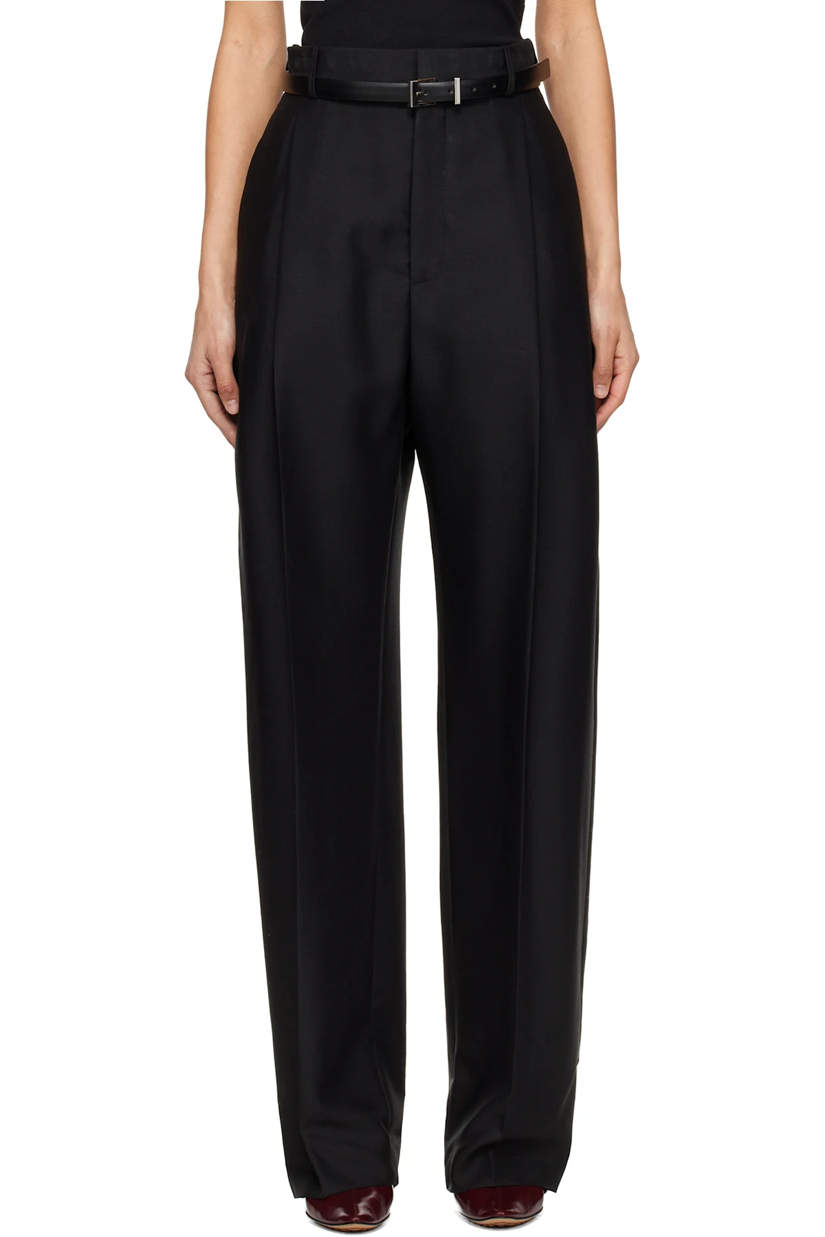 Black Light Mid Rise Trousers