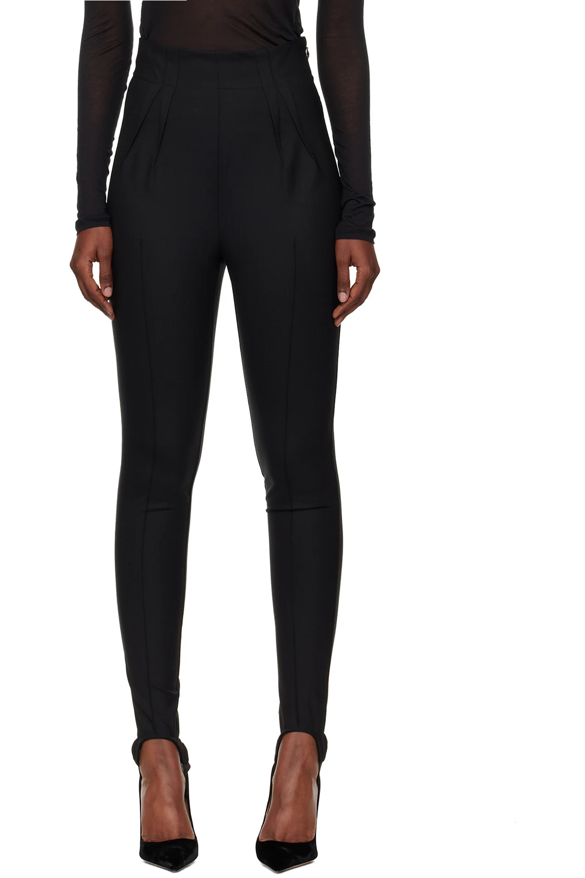 Black Tailored Leggings