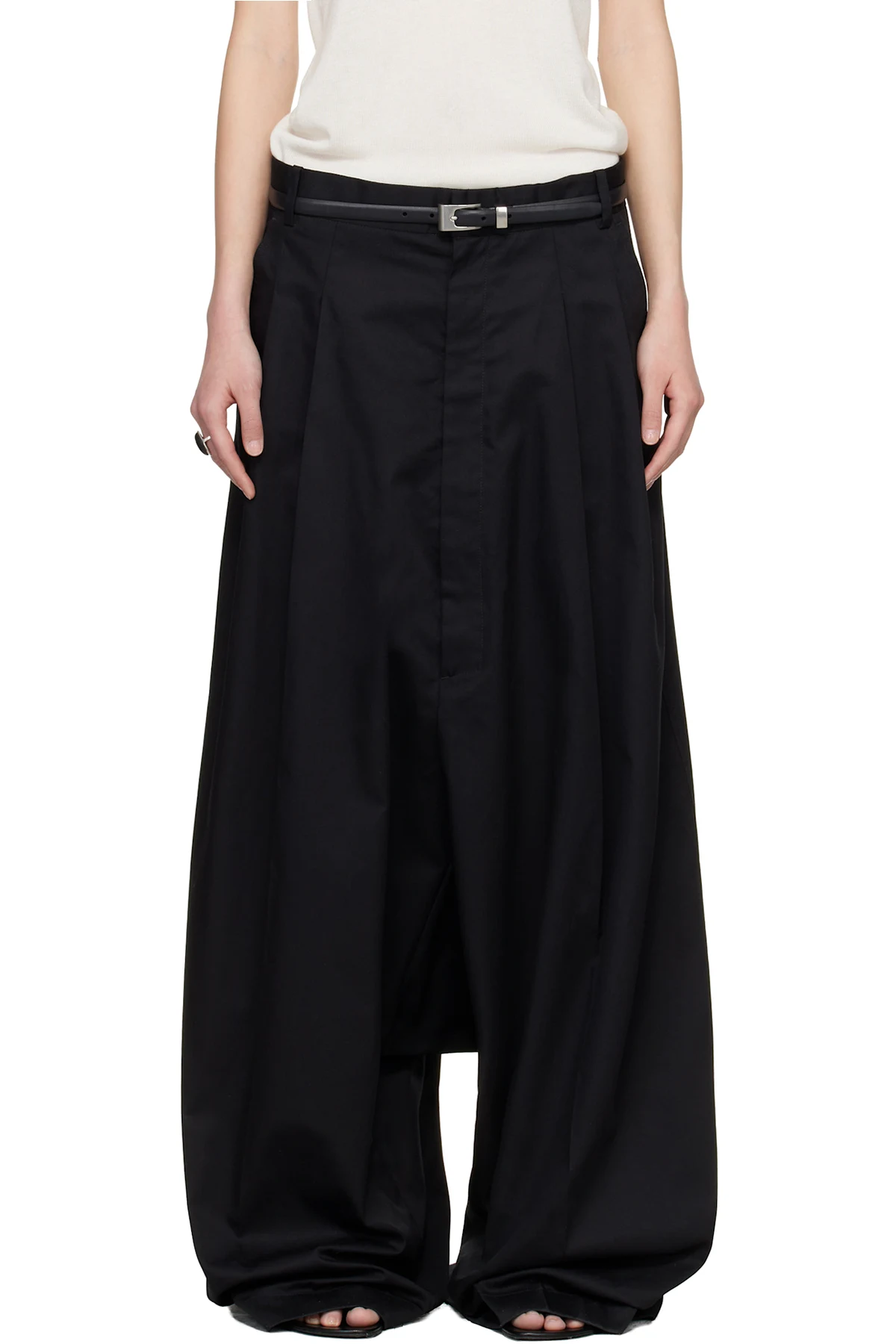 Black Lowline Trousers