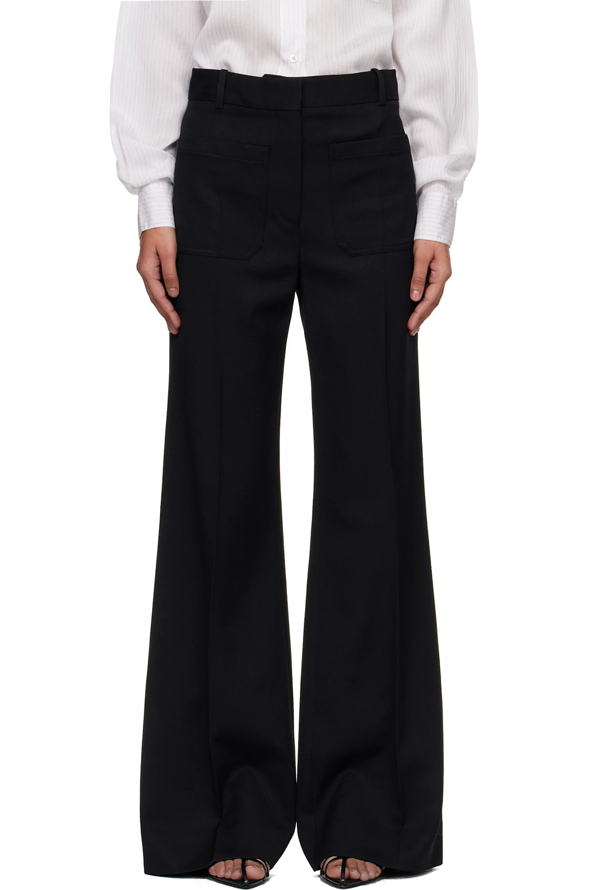 Black Alina Tailored Trousers