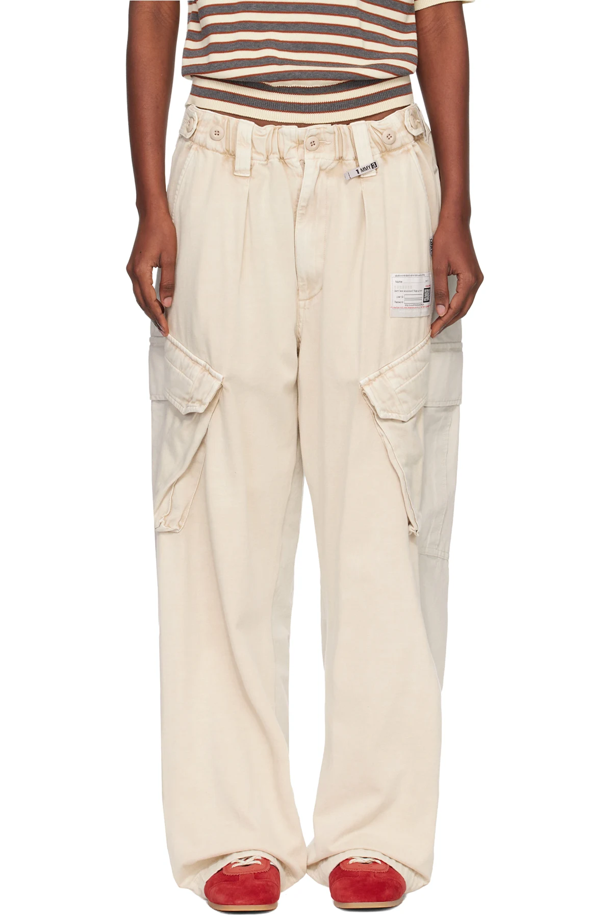 Off-White Front Back Combined Cargo Pants