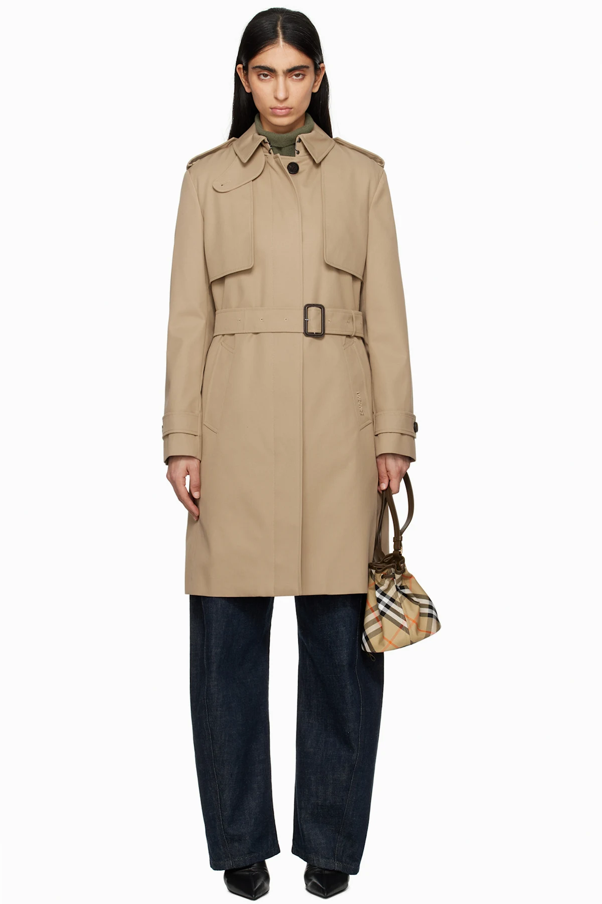 Beige Winn Trench Coat