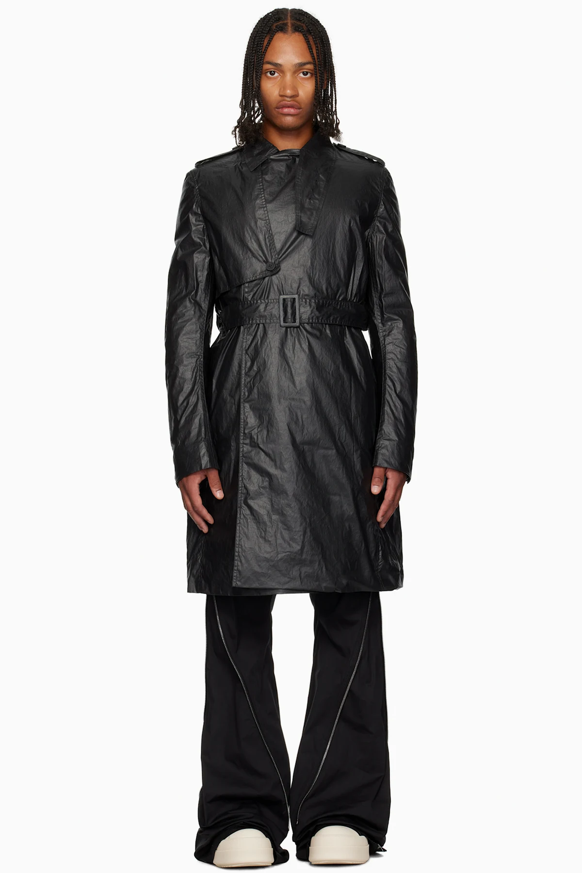 Black Concordians Mastrotrench Trench Coat