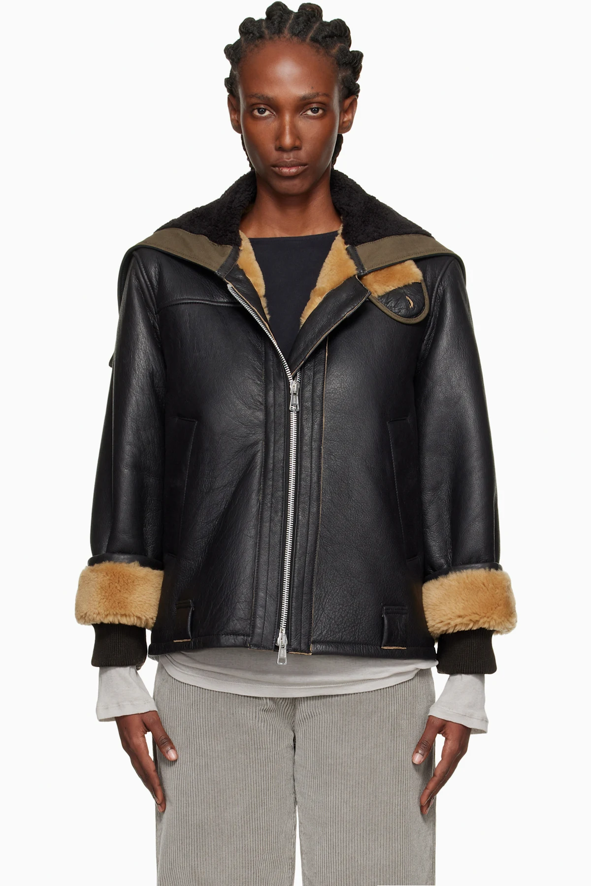 Black Blizzard Leather Jacket