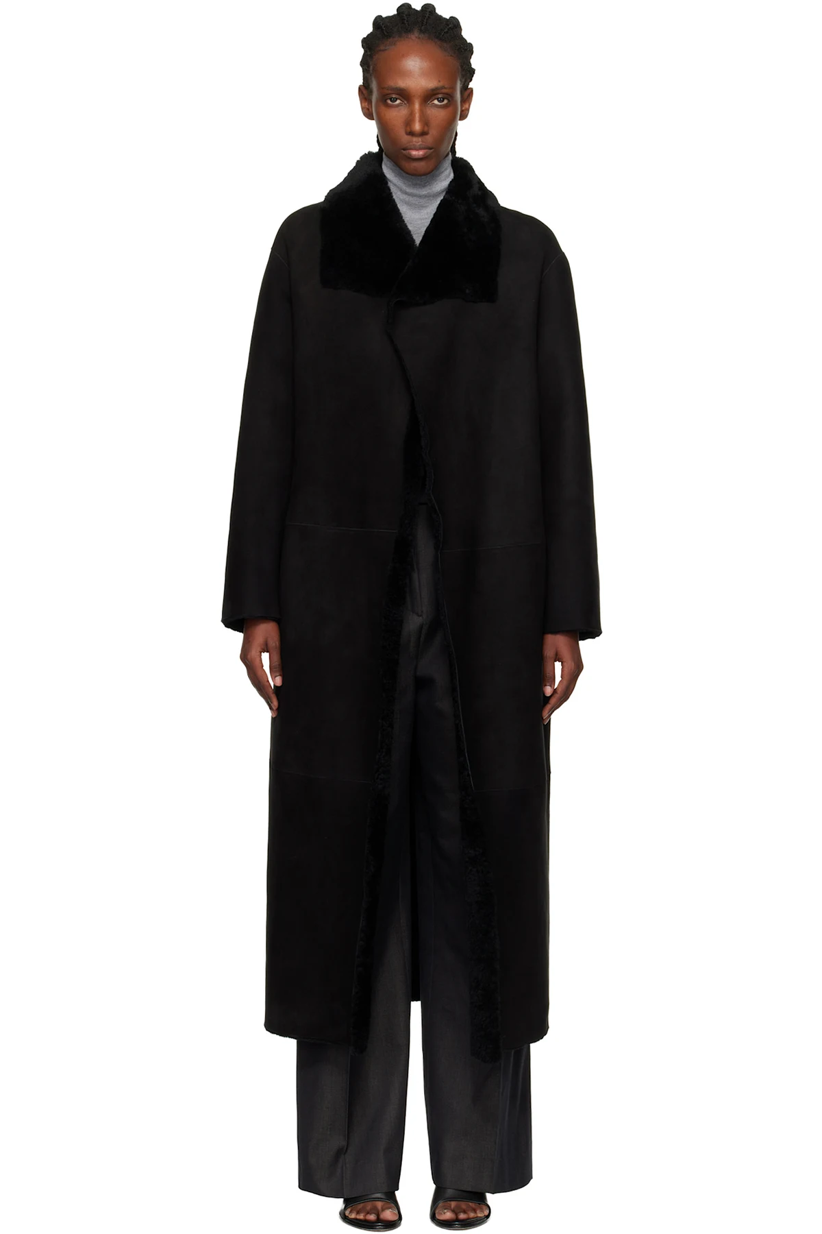 Black Birthday Merinos Shearling Coat