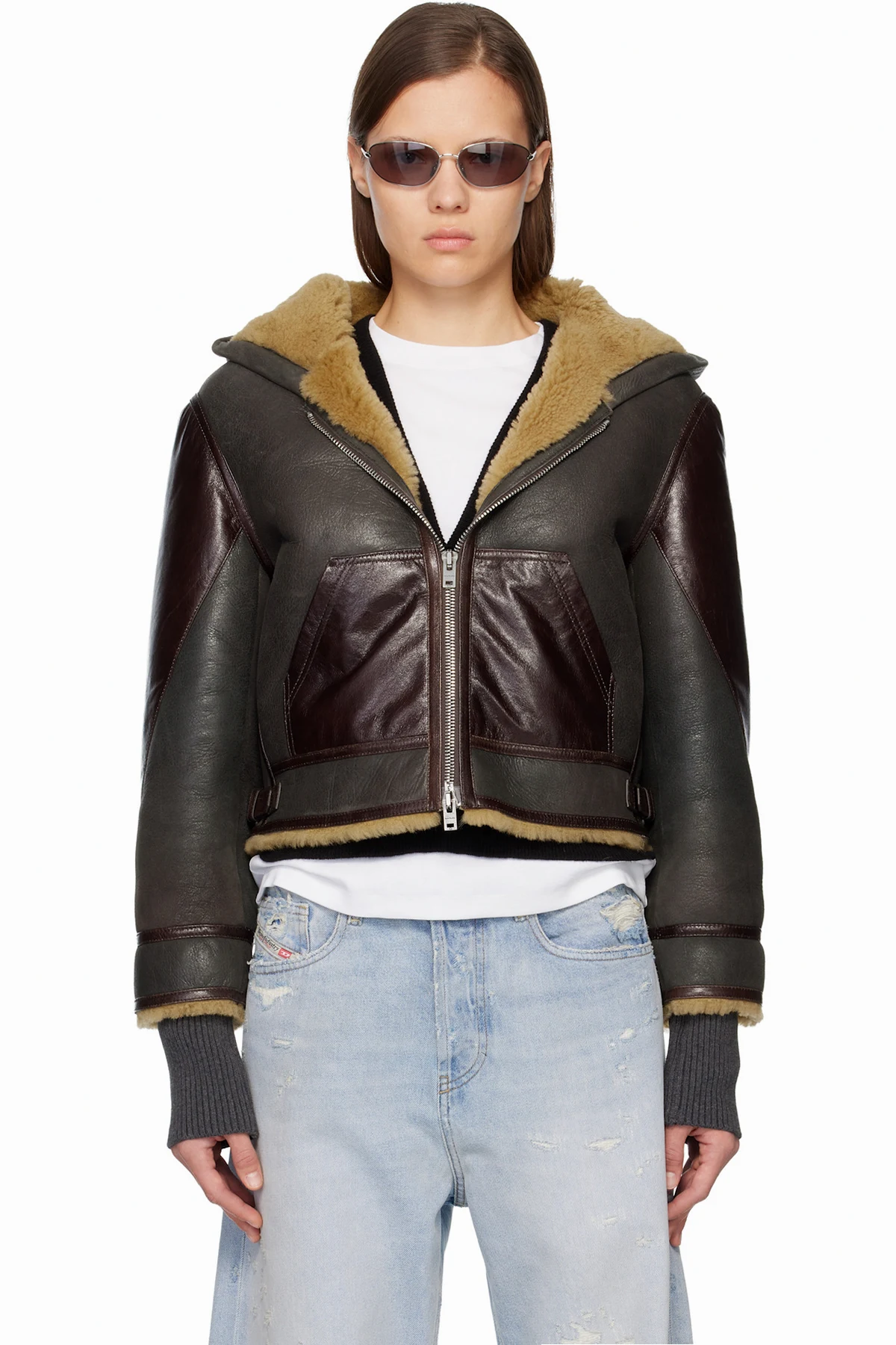 Brown Shearling Jacket
