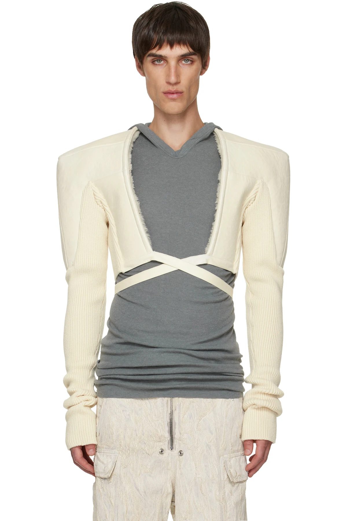 Off-White Concordians Tight Shearling Jacket