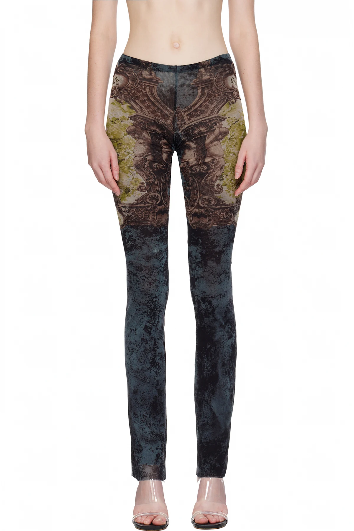 Black & Yellow 'The Médaillon' Lounge Pants