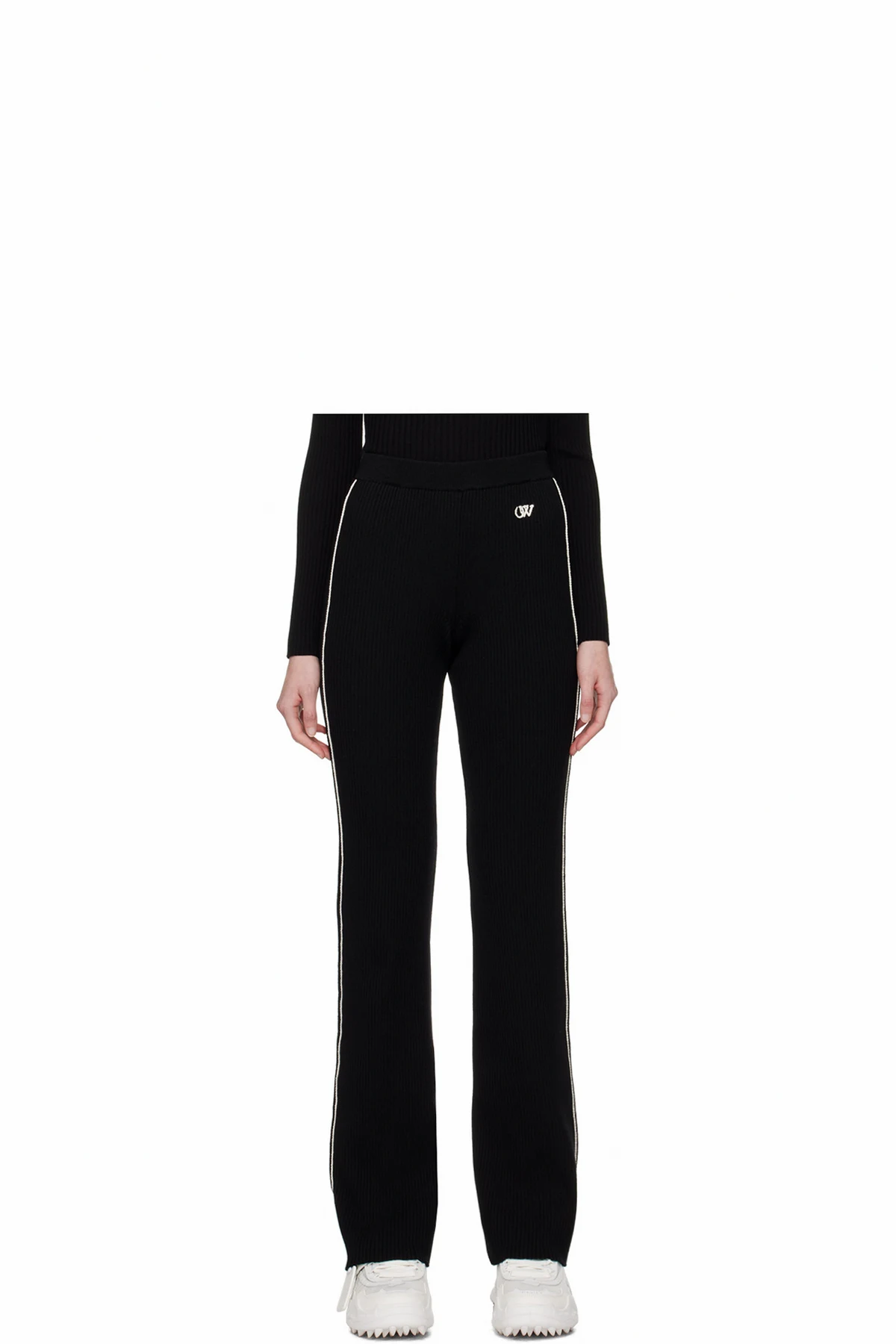 Black Piping Lounge Pants
