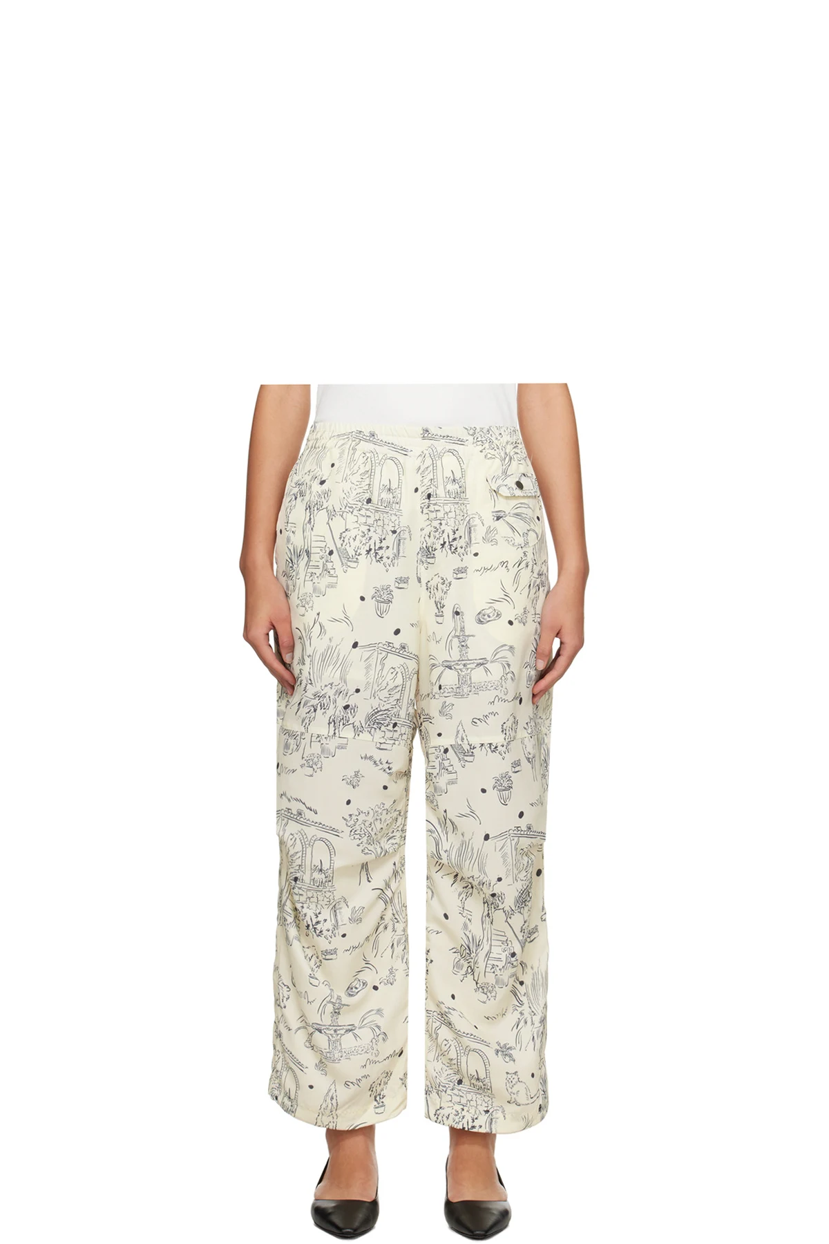 Yellow Drawing Lounge Pants