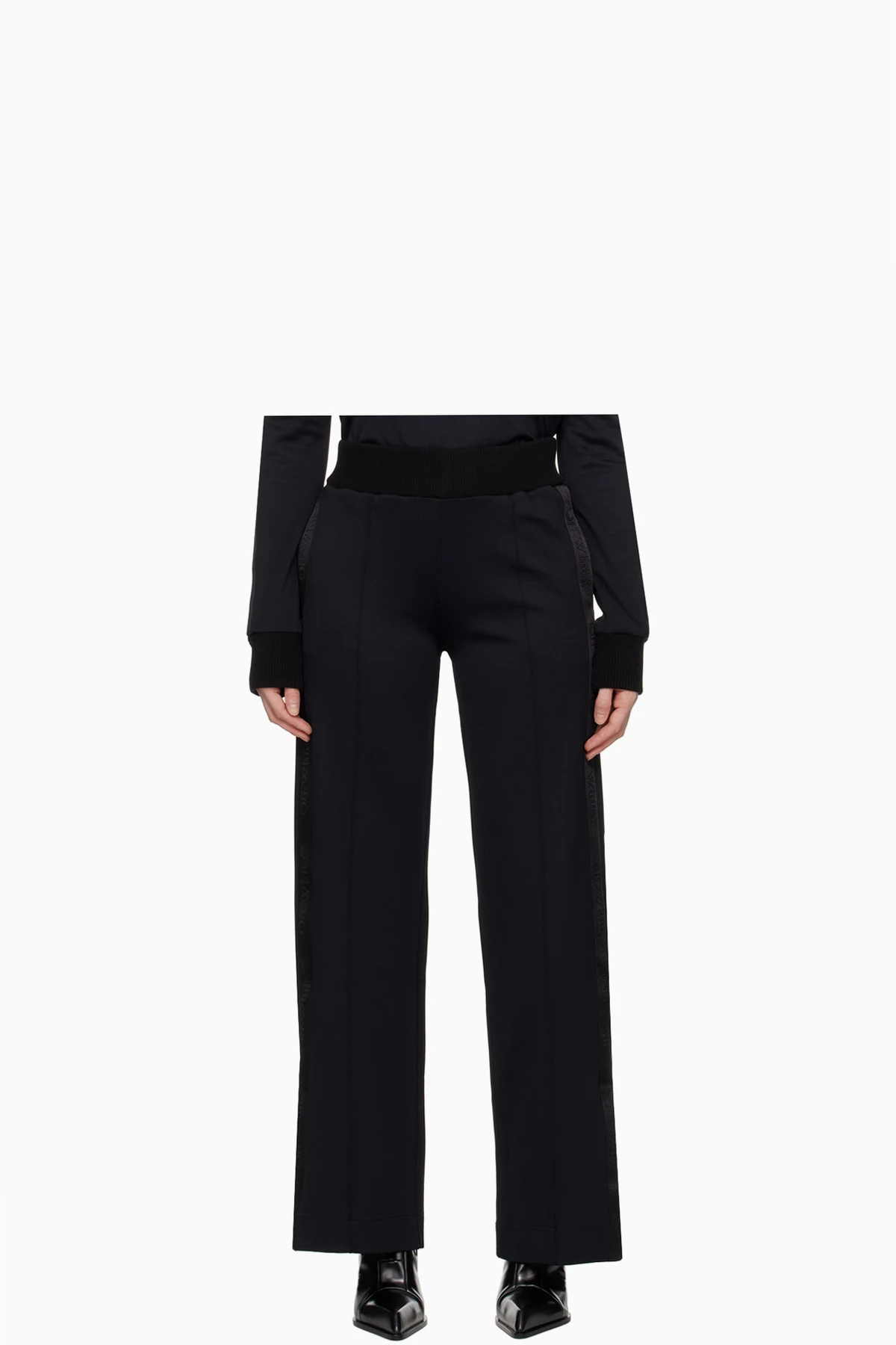 Black Vented Cuff Lounge Pants