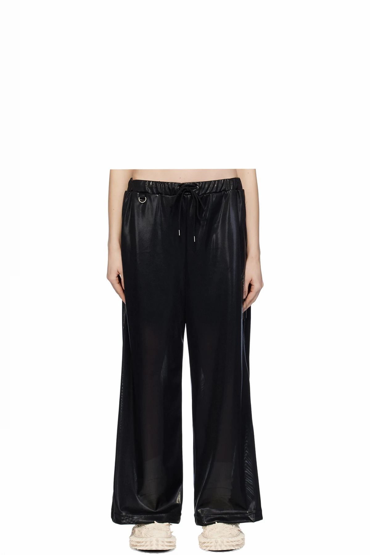 Black Curb Chain Lounge Pants