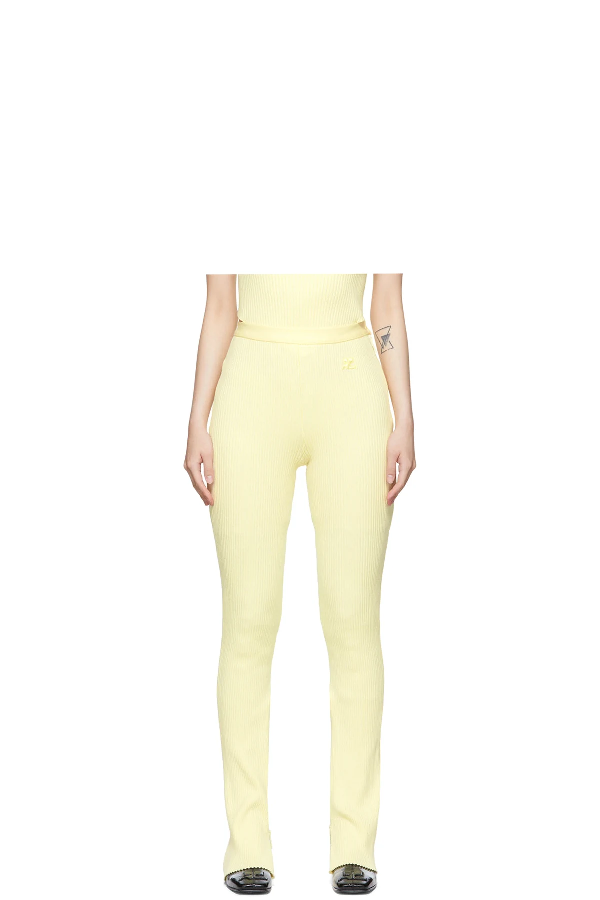 Yellow Viscose Lounge Pants
