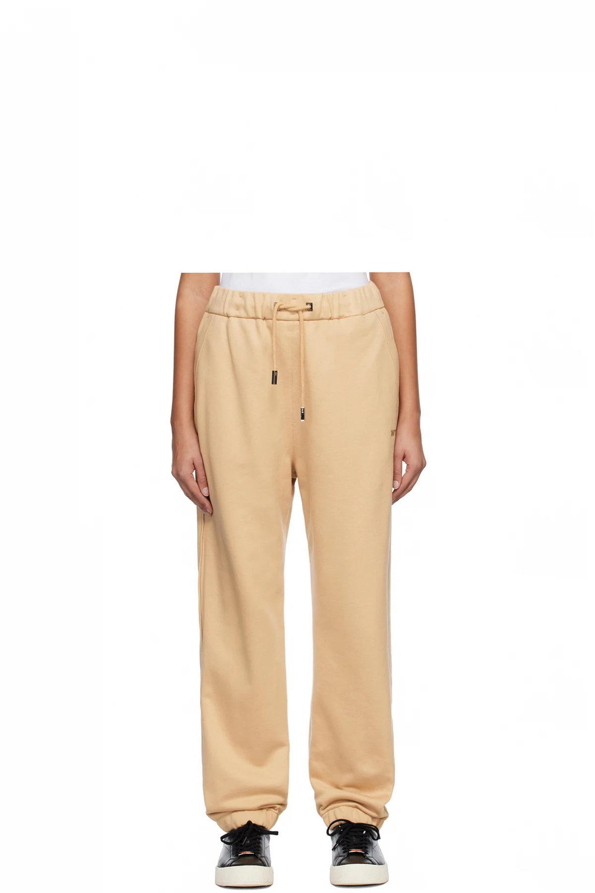 Beige Drawstring Lounge Pants