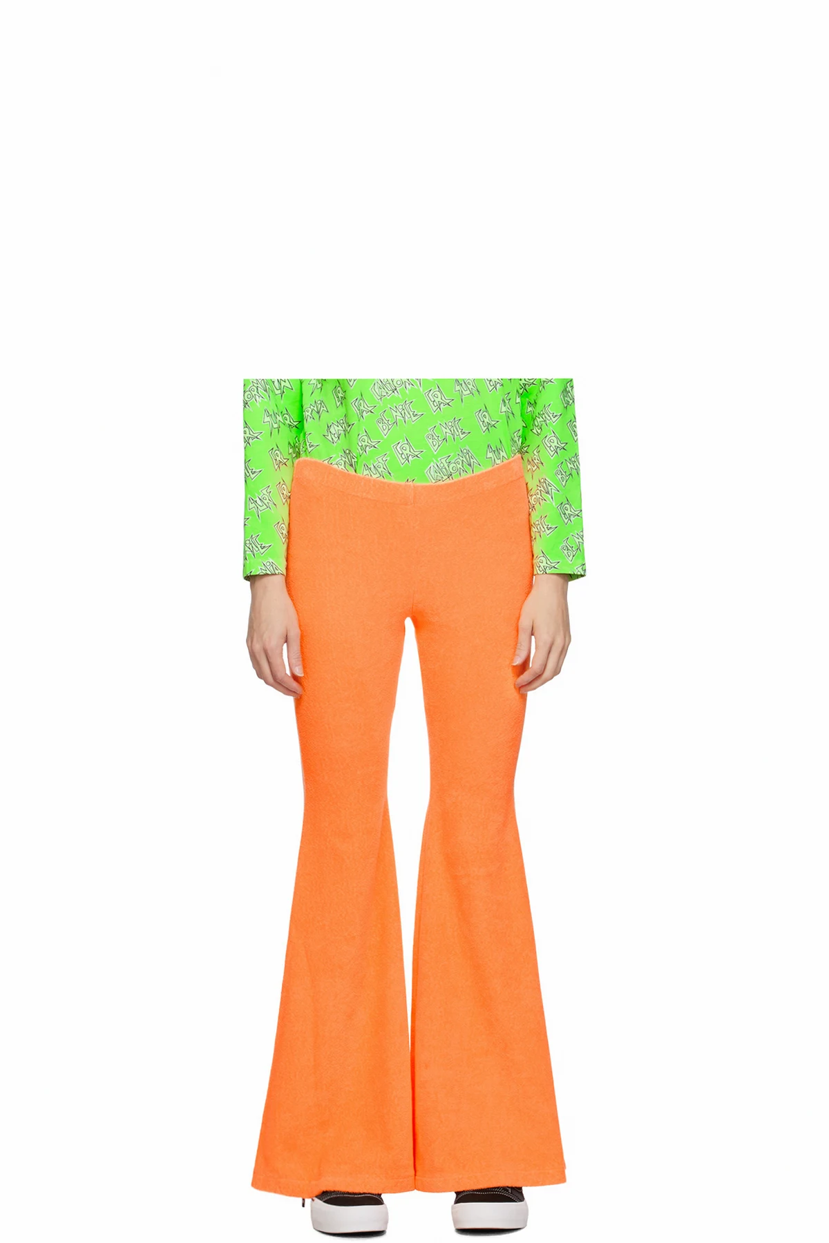 Orange Elasticized Lounge Pants