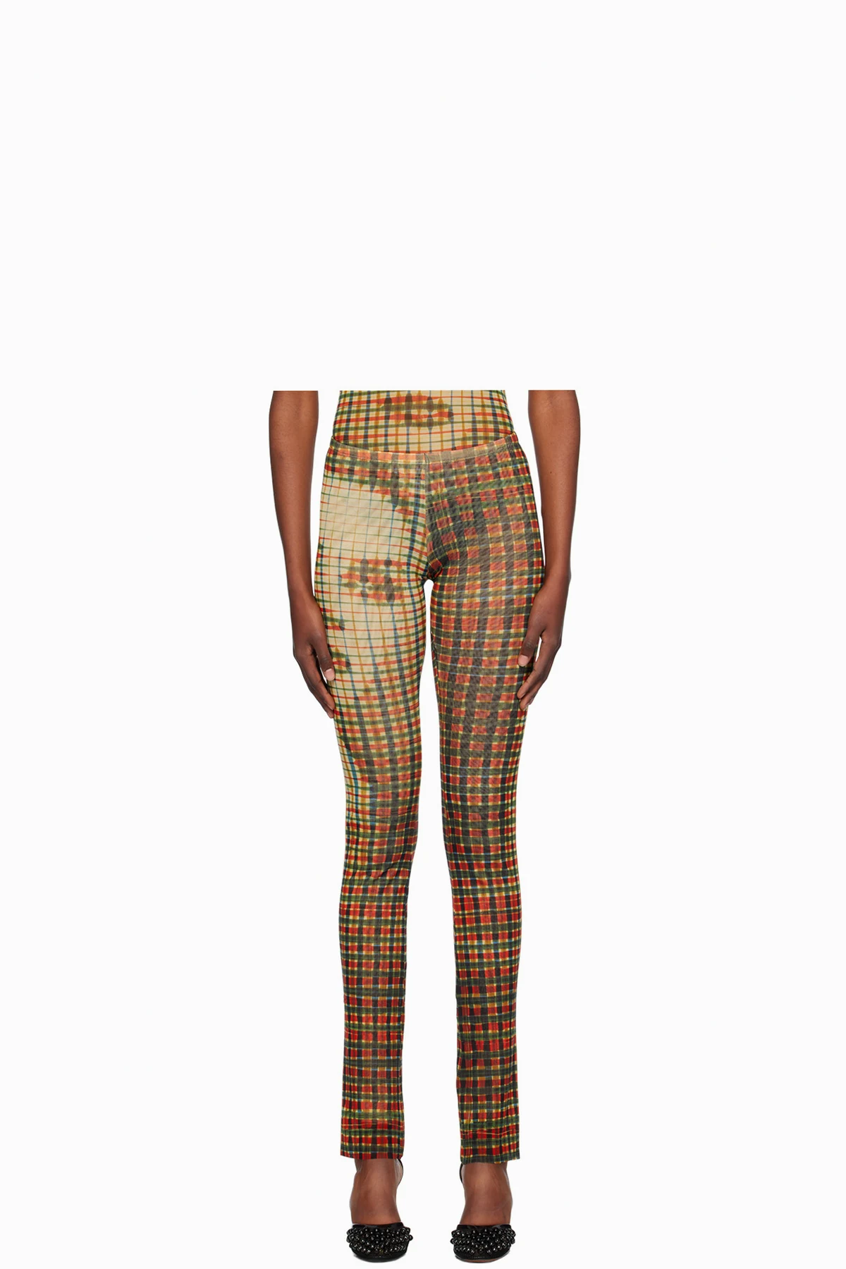 Multicolor Check Lounge Pants