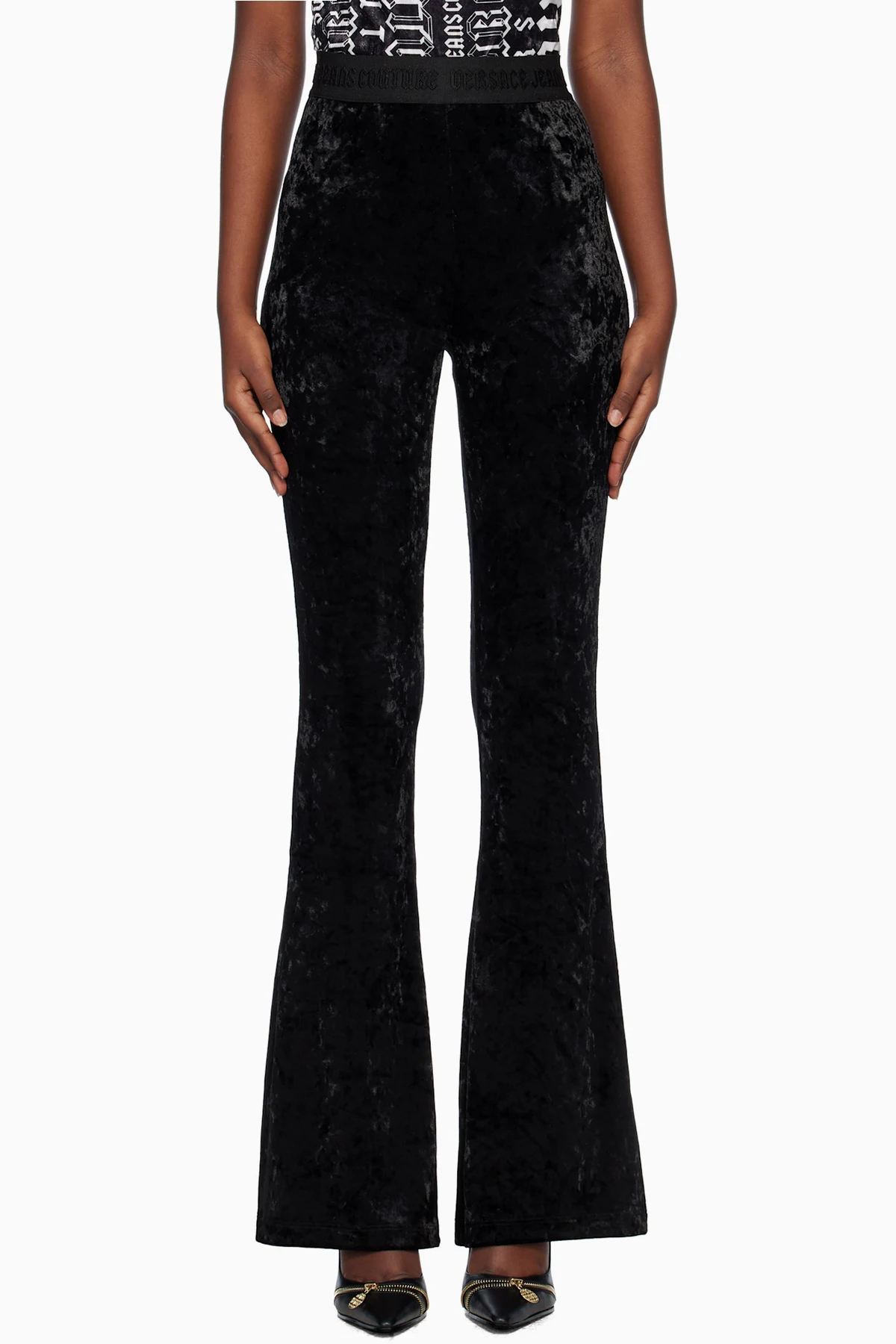 Black Velour Lounge Pants