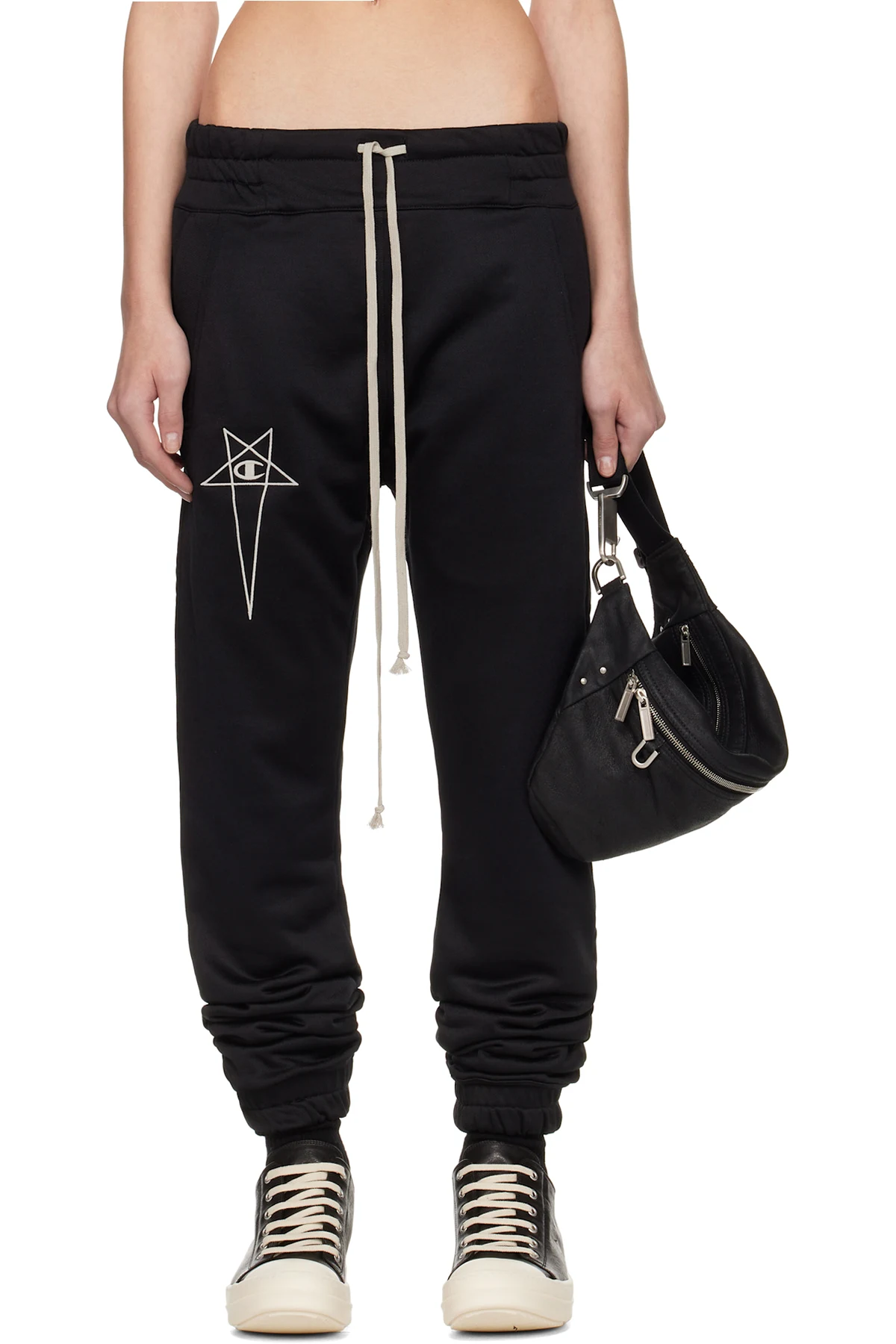 Black Champion Edition Joggers Sweatpants