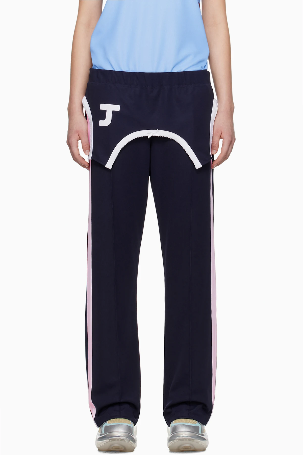 SSENSE Exclusive Navy JennyFax Edition Layered Track Pants