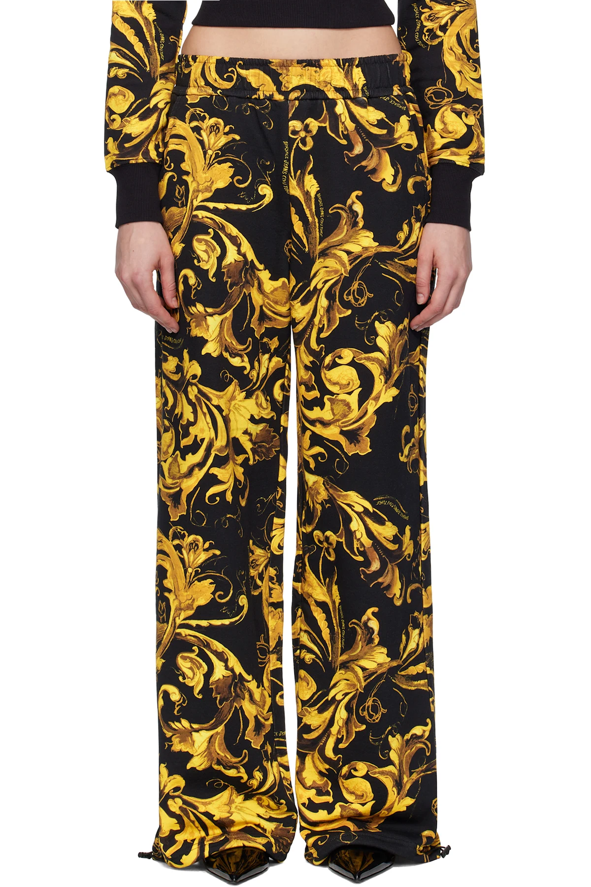 Black & Gold Barocco Lounge Pants
