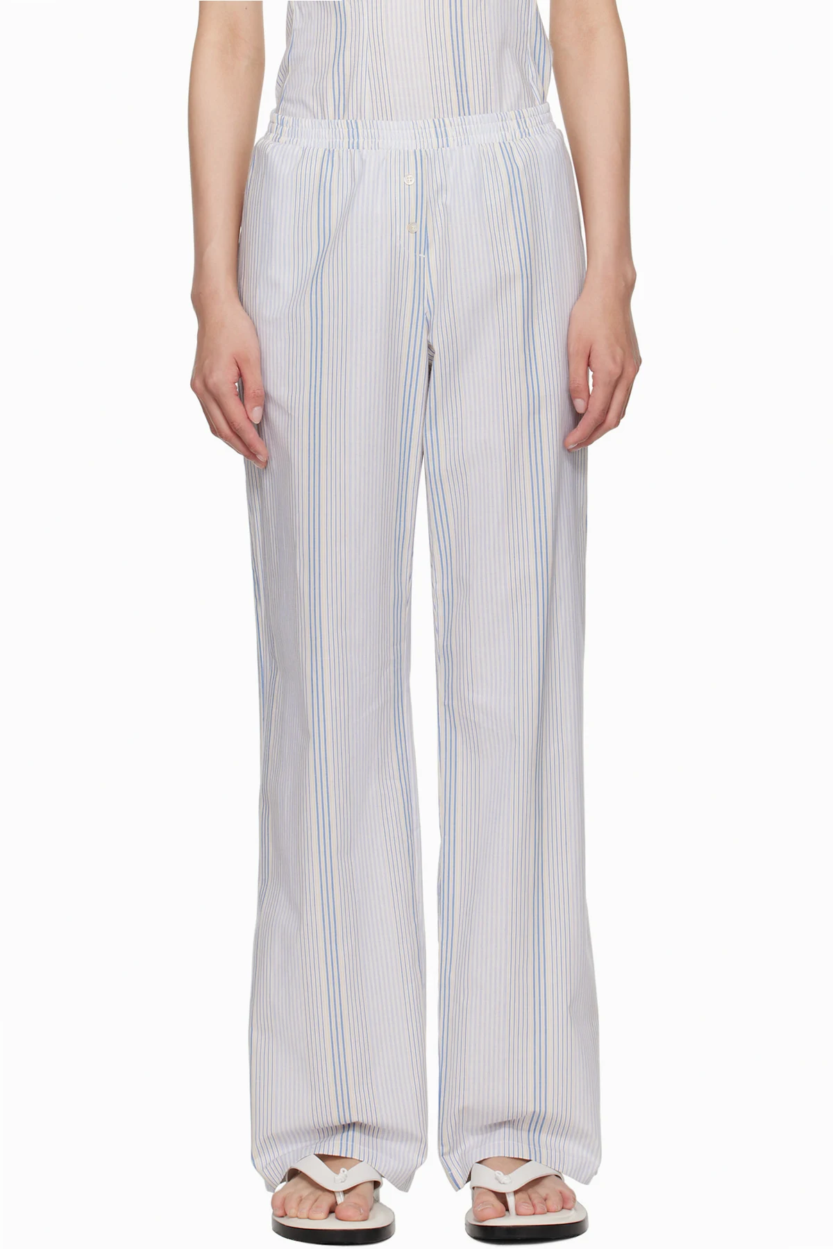 Blue & White Kimoto Lounge Pants