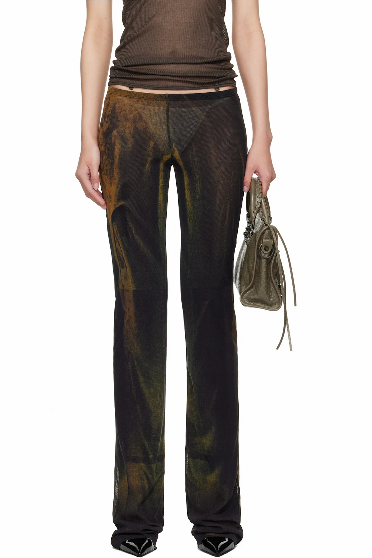 SSENSE Exclusive Green Printed Acid Water Lounge Pants