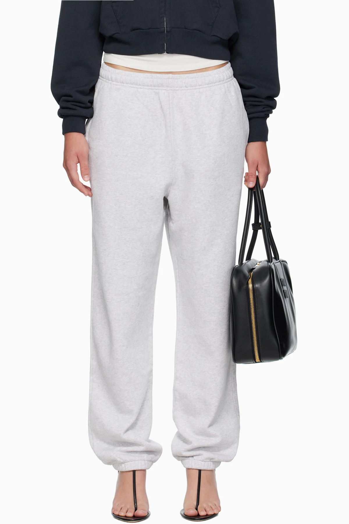 Gray Cotton Lounge Pants