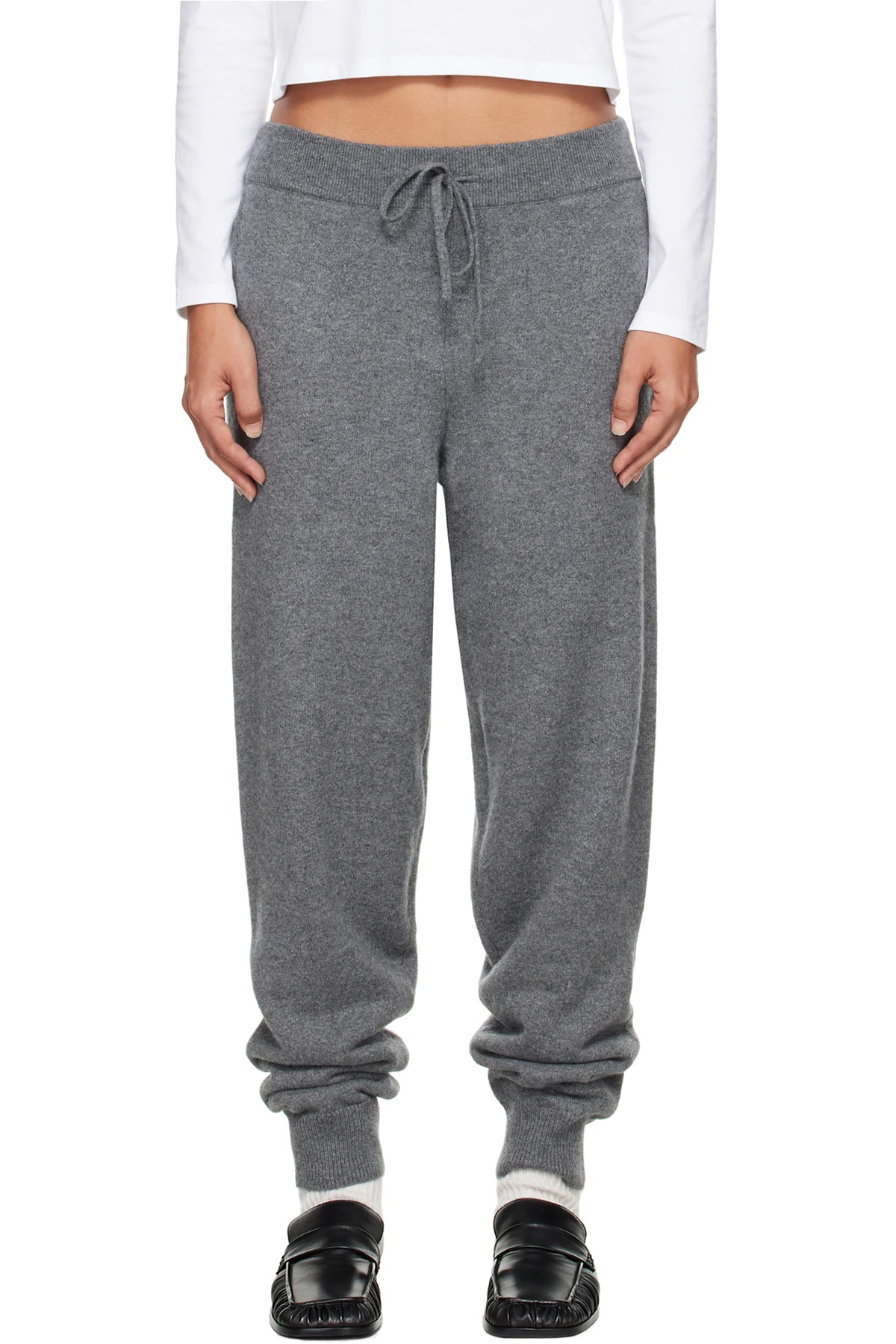 Gray Hespero LDS Cashmere French Terry Lounge Pants
