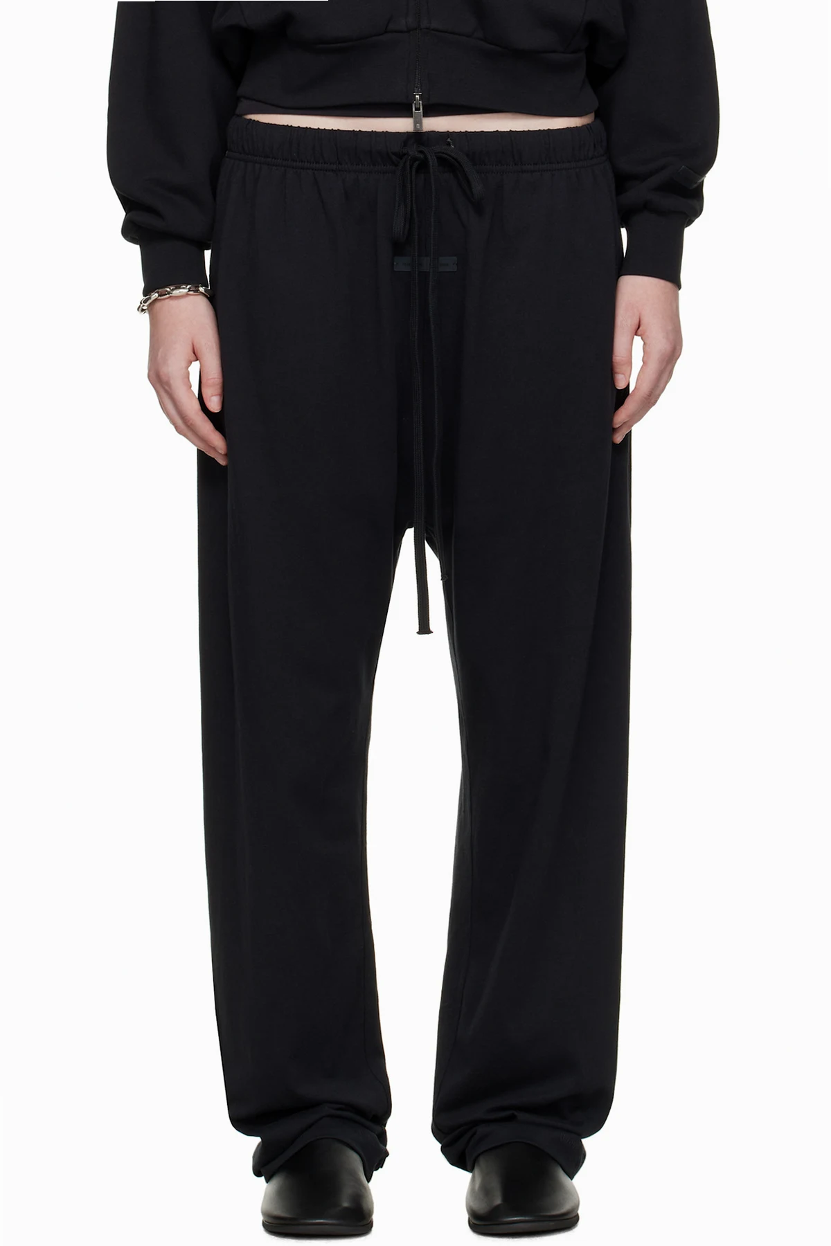 Black Relaxed Lounge Pants