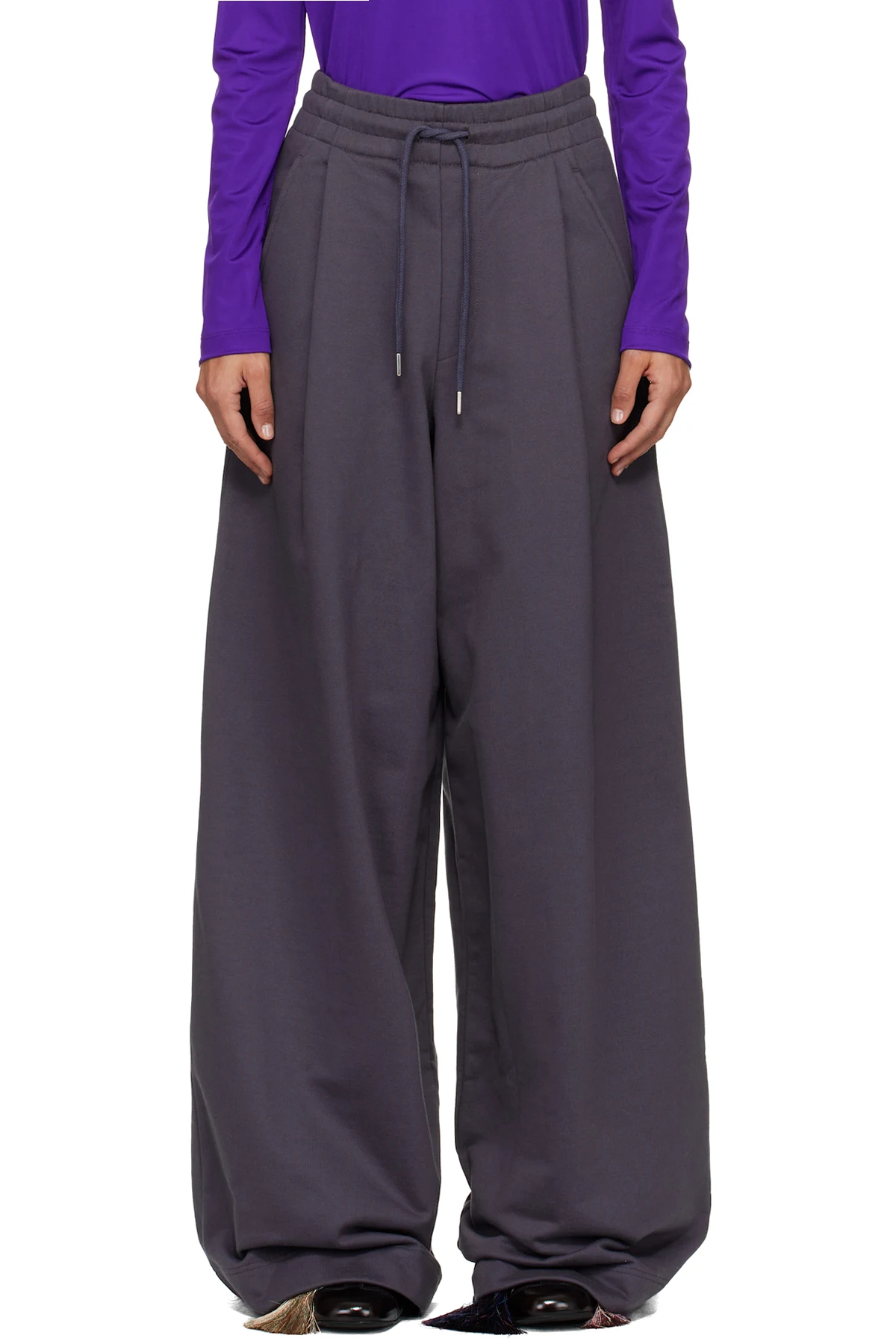 Gray Loose Sweatpants