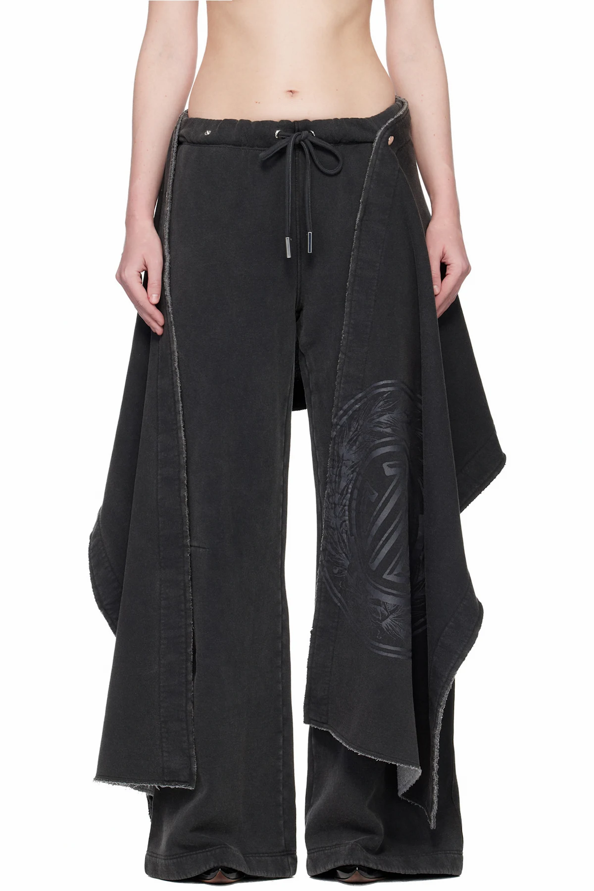 Gray Laurel Stamp Sweatpants