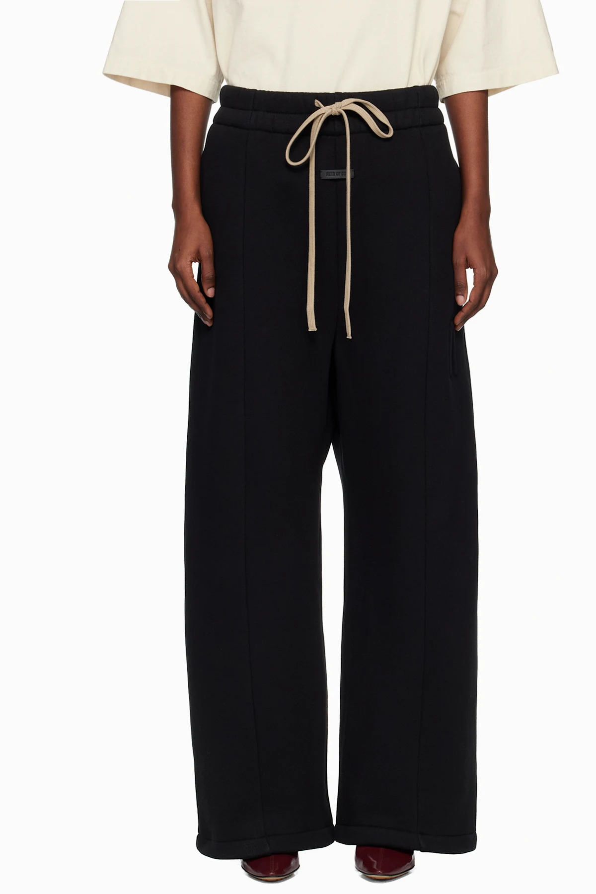 Black Wide Leg Sweatpants