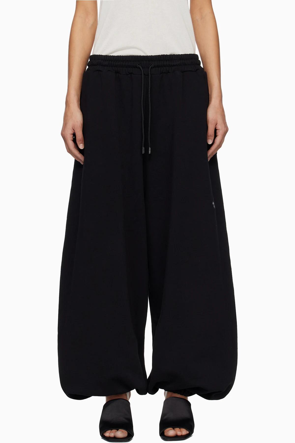 Black Baggy Bontans Sweatpants