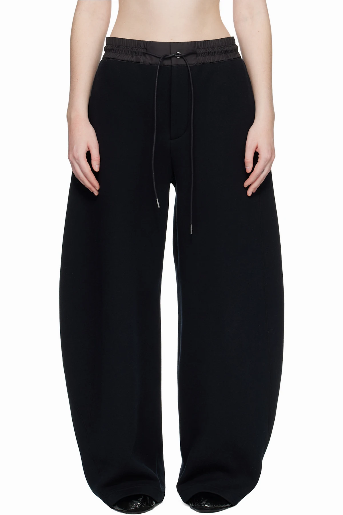 Black Sponge Sweatpants