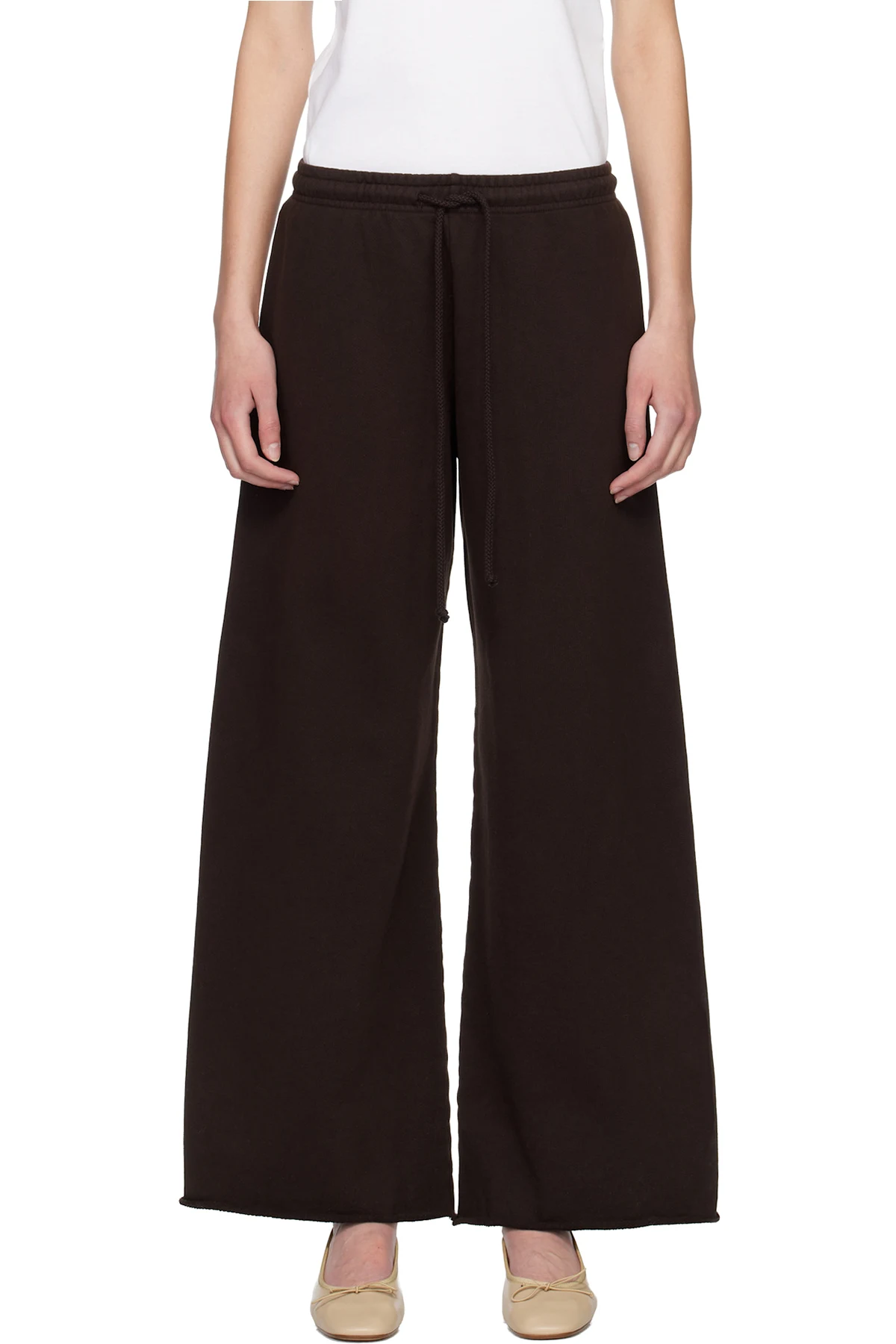 Brown Jamie Wide Leg Lounge Pants
