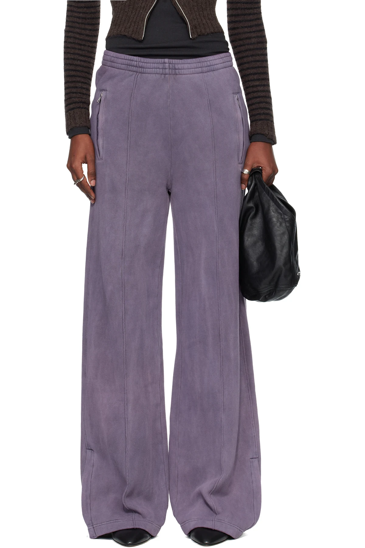 Purple Zip Lounge Pants