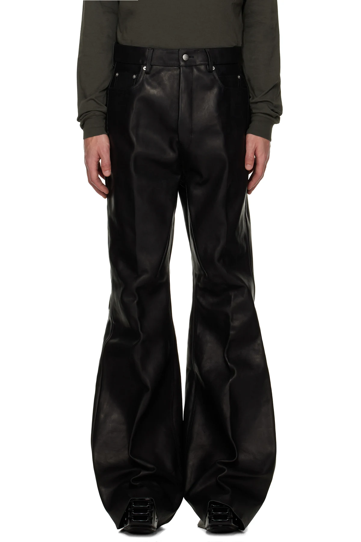 Black Concordians Bolan Leather Pants
