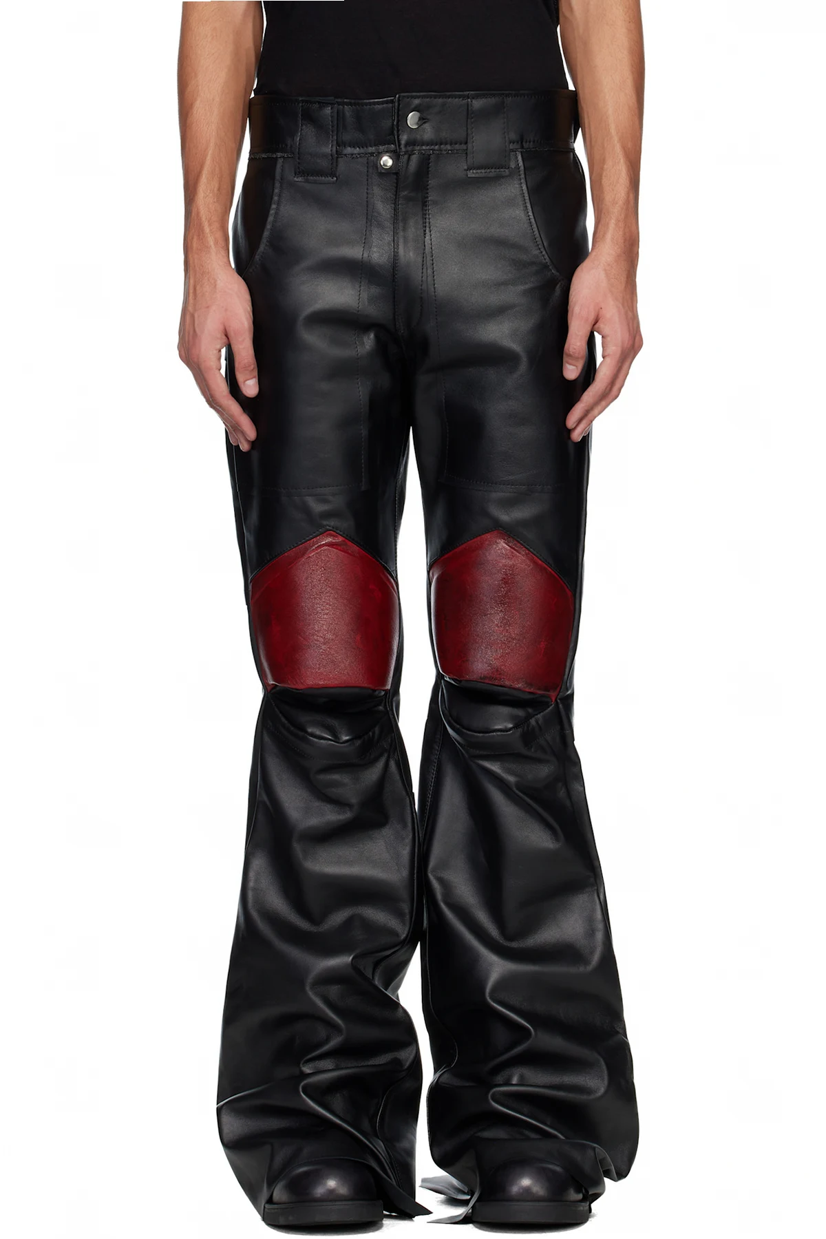 Black Leather Xeno Pants