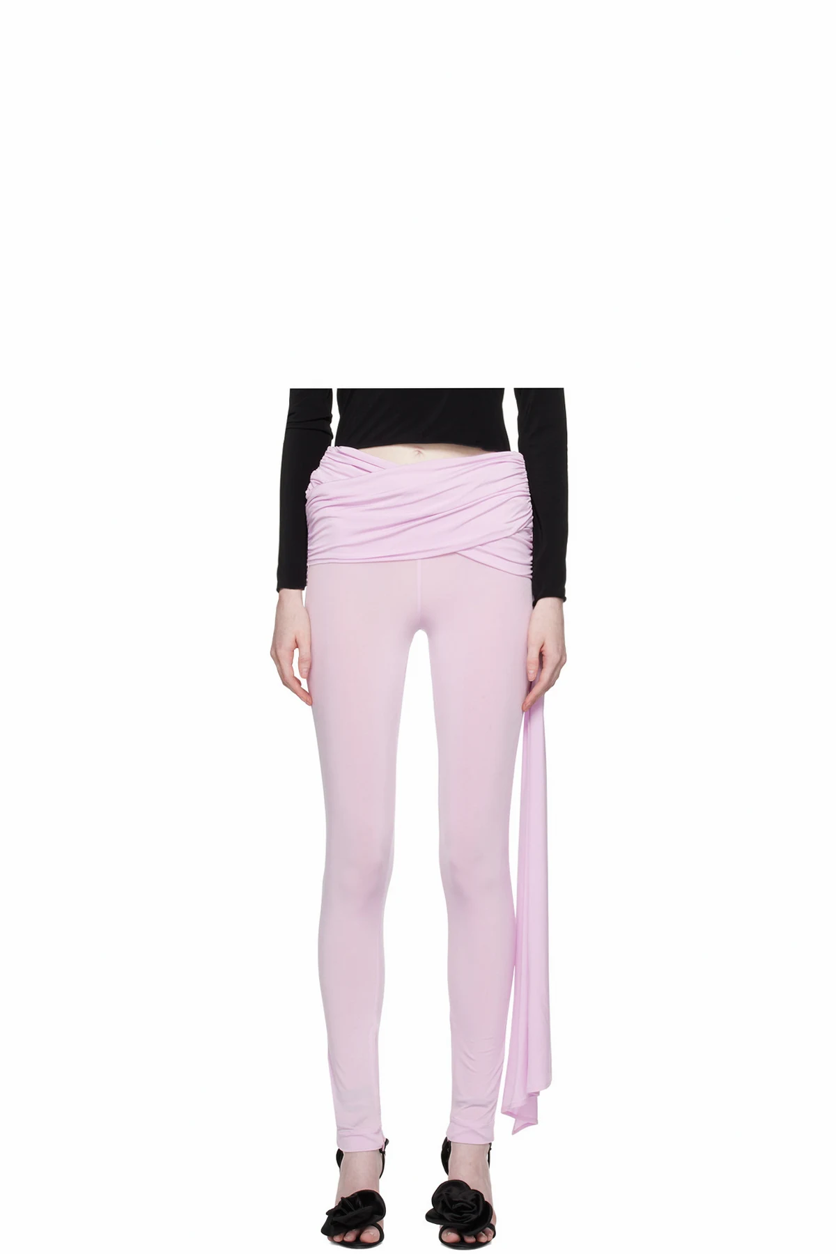 Pink Layered Leggings