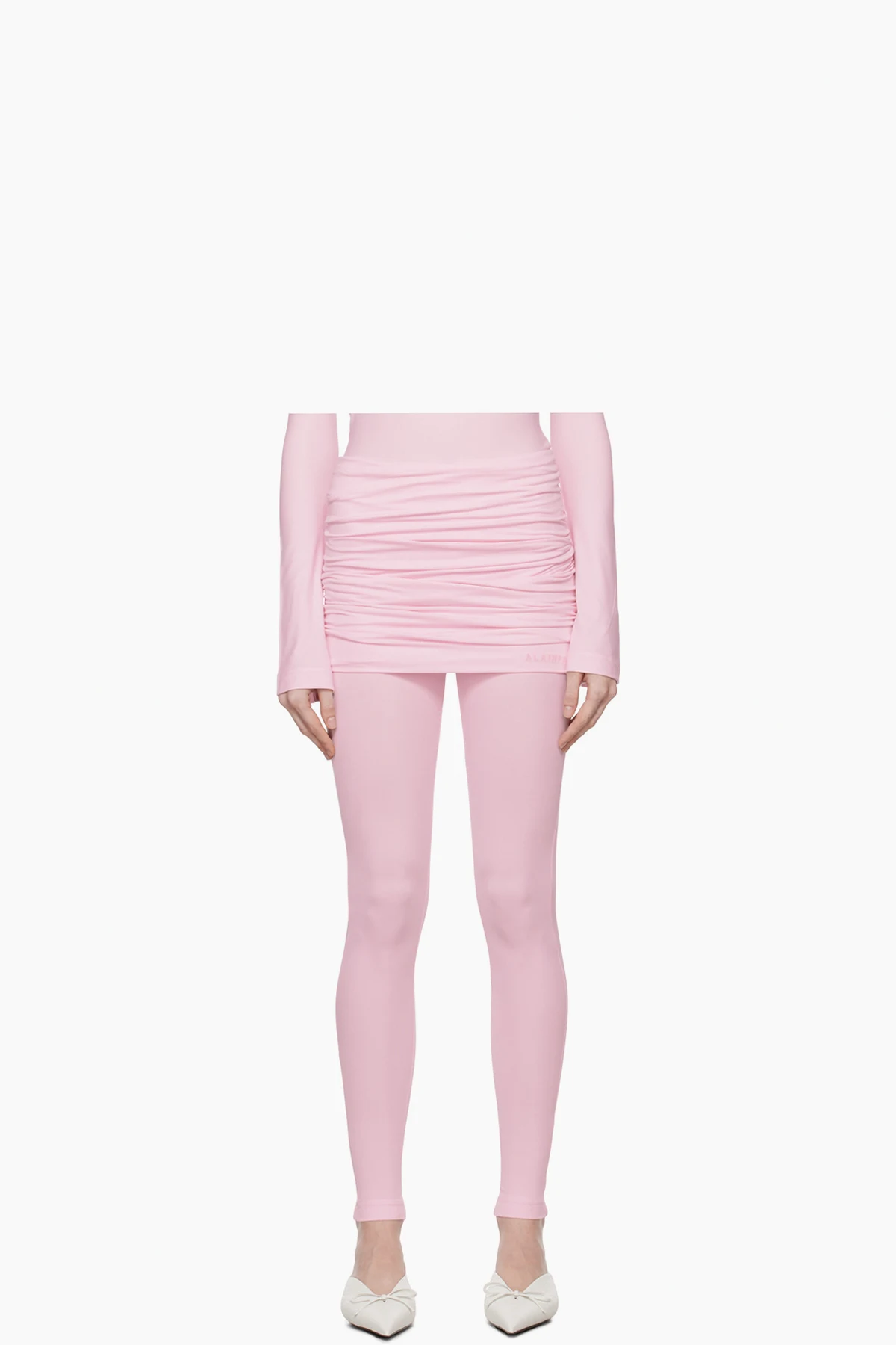 Pink Warm-Up Leggings