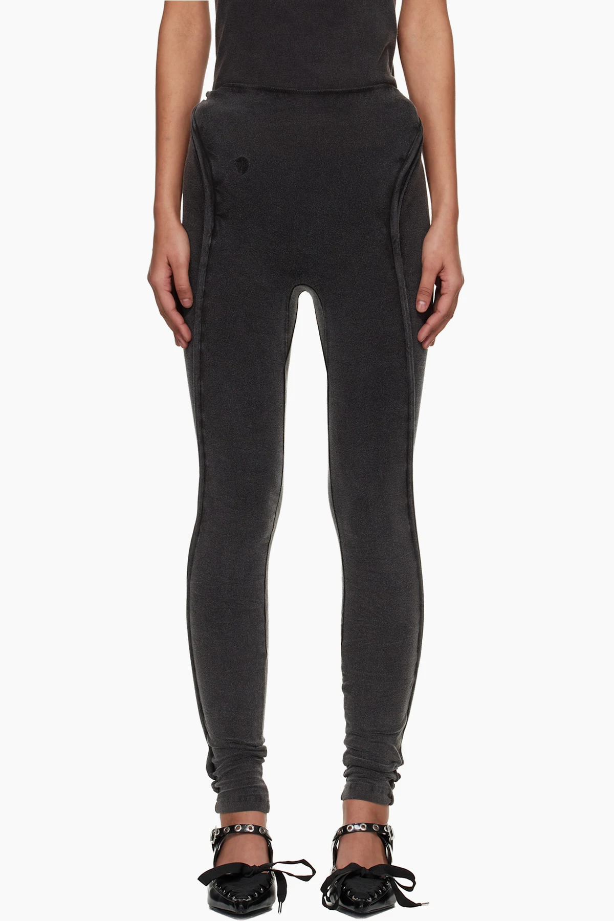 Black Sculpted Hip Exo Leggings