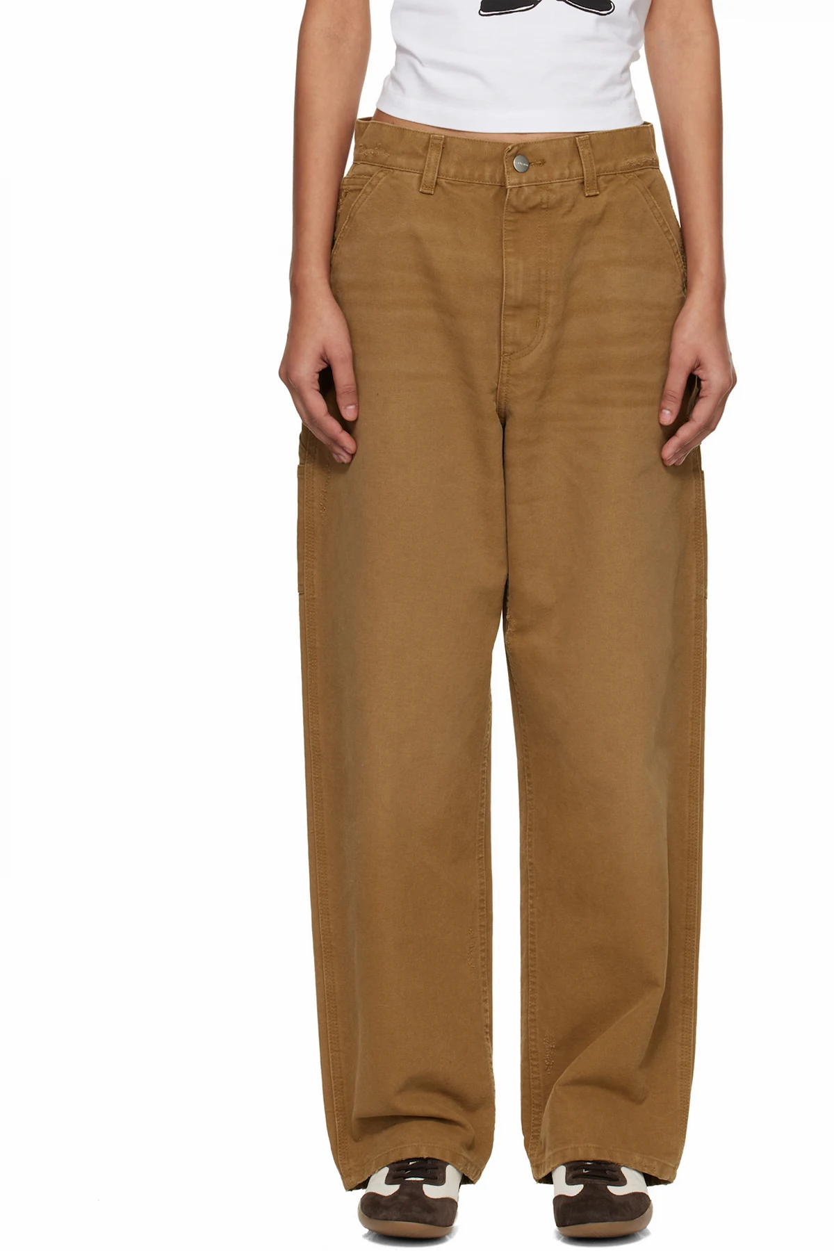 Tan Brandon Single Knee Jeans