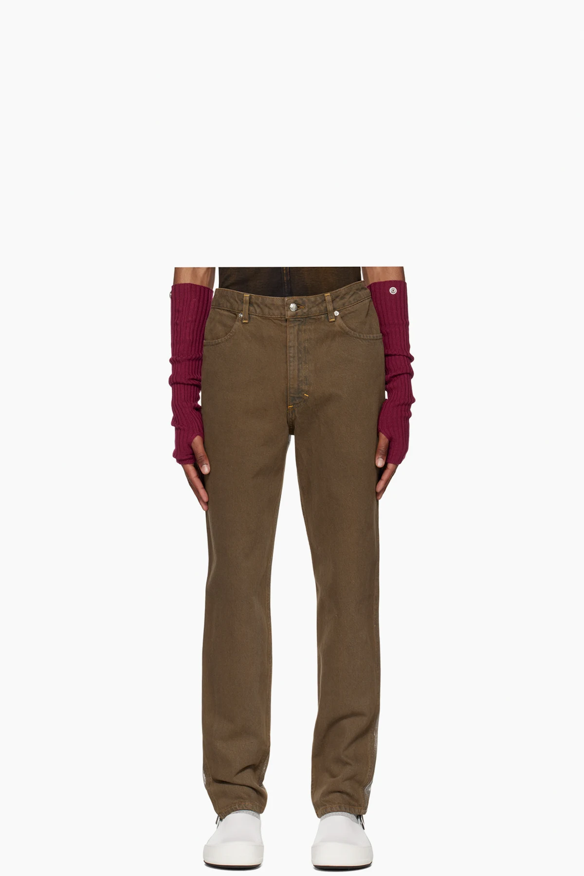 Brown & Silver 'El Jean' Jeans