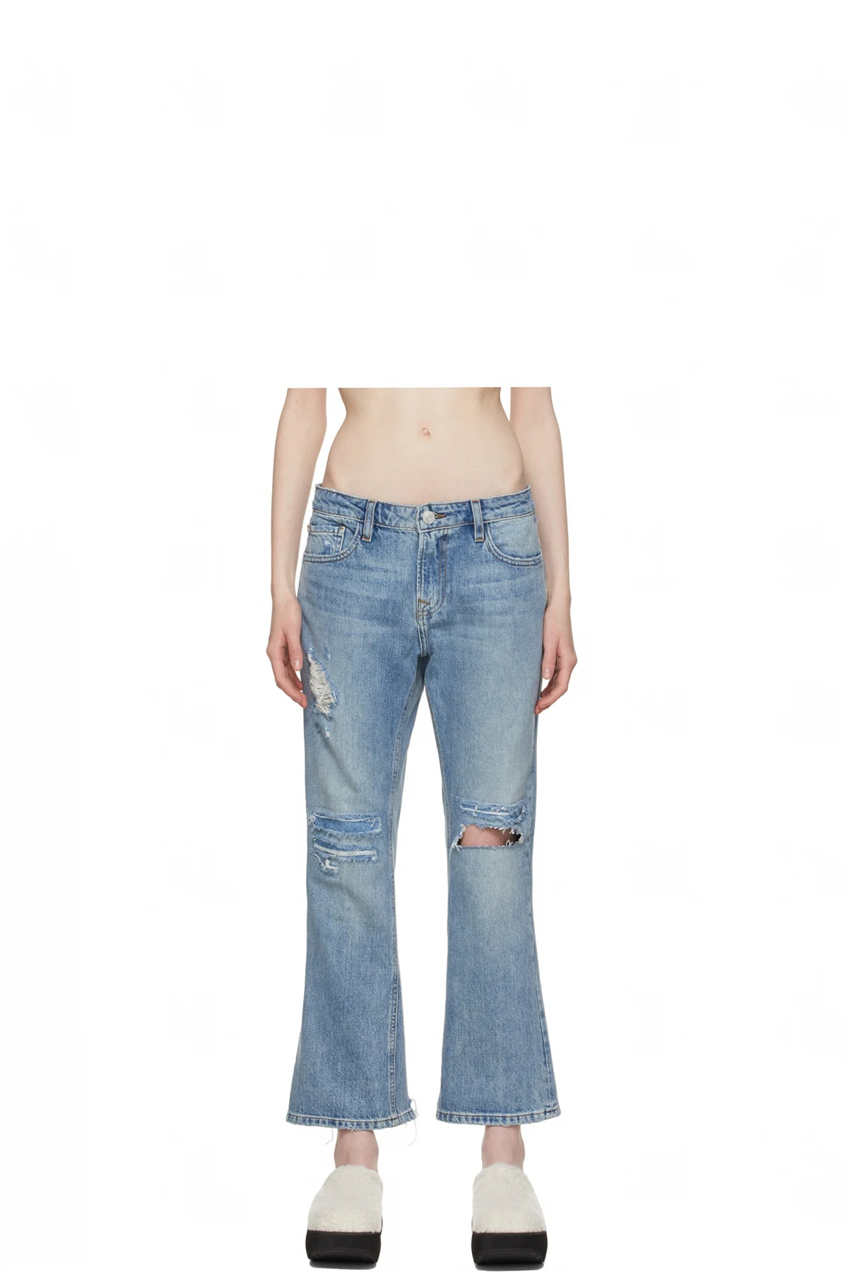 Blue Low Boot 'The Pixie' Jeans