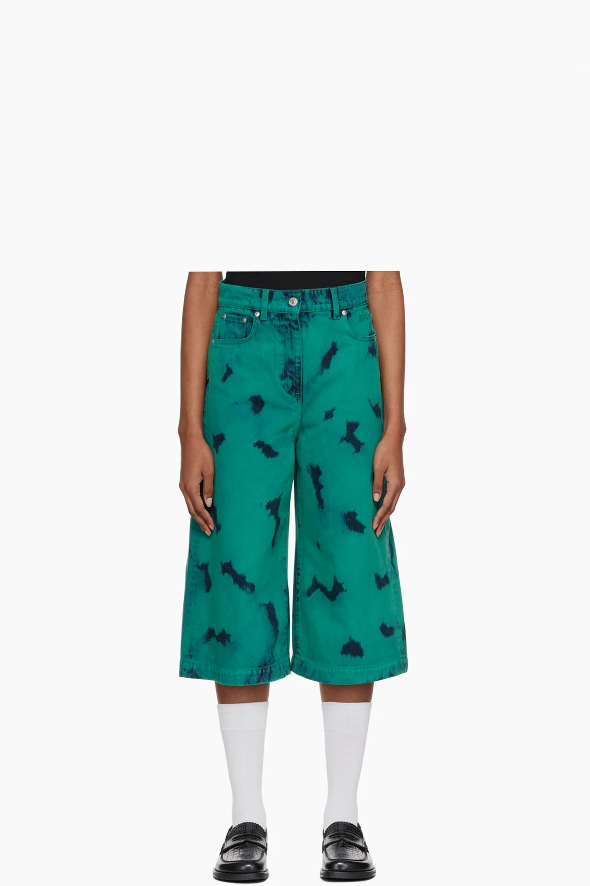 SSENSE Exclusive Green Tie-Dye Jeans