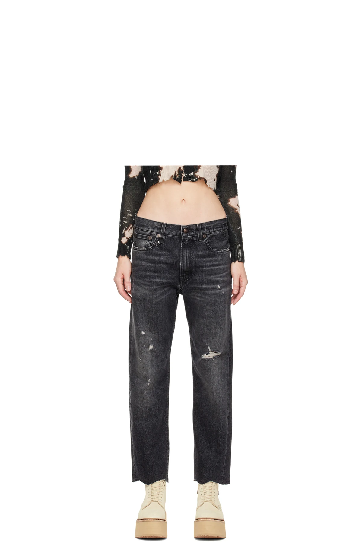 Black Classic Boyfriend Jeans