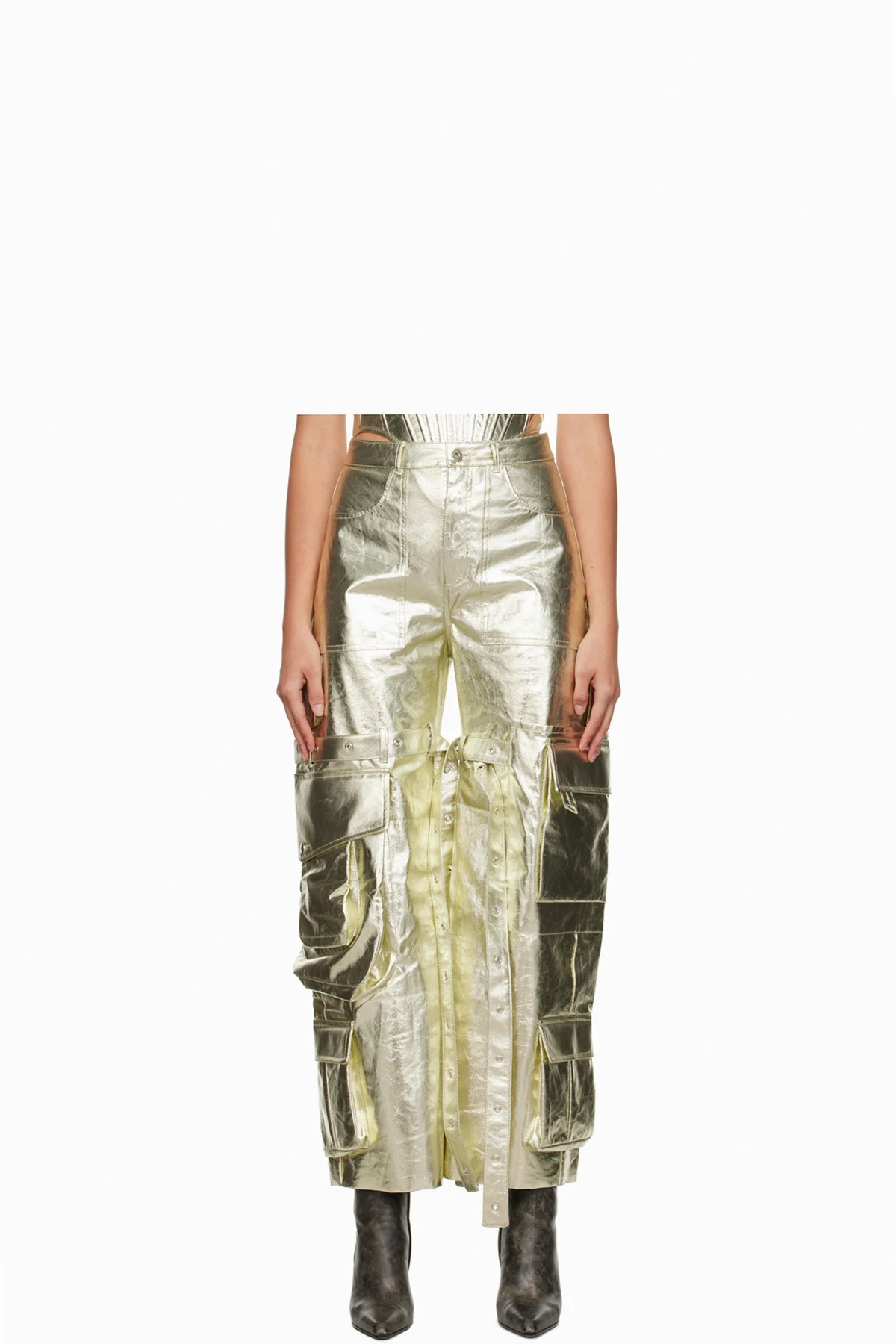 Gold Multipocket Jeans